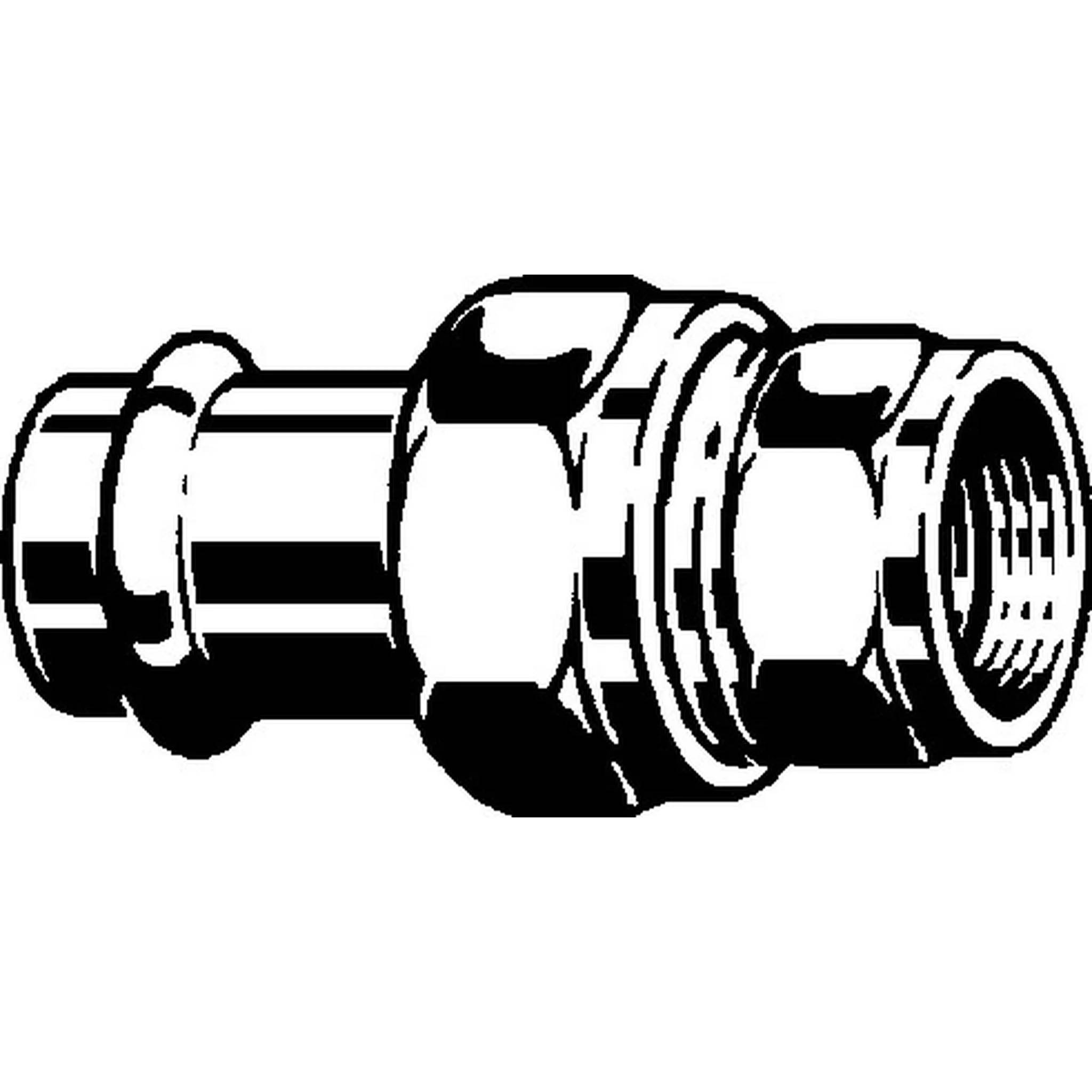 Viega Sanpress Inox-Übergangsverschraubung, SC-Contur, Stahl nichtrostend, Modell 2362, VdS-Zulassung, d: 22, Rp: ½, 1 Stk.