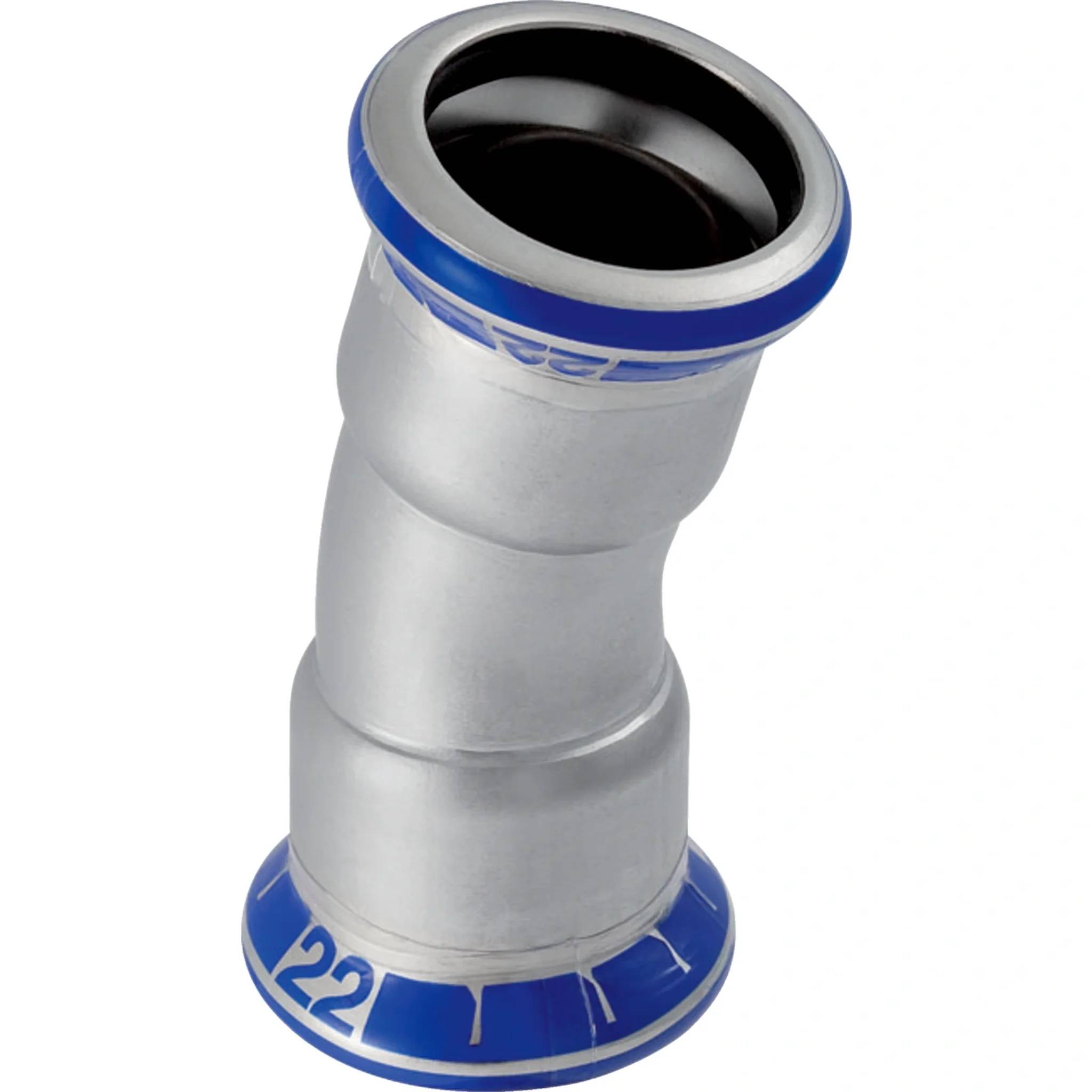 Geberit GE Mapress, Edelstahl, Bogen, 15 Gr., d42mm, 1 Stk.