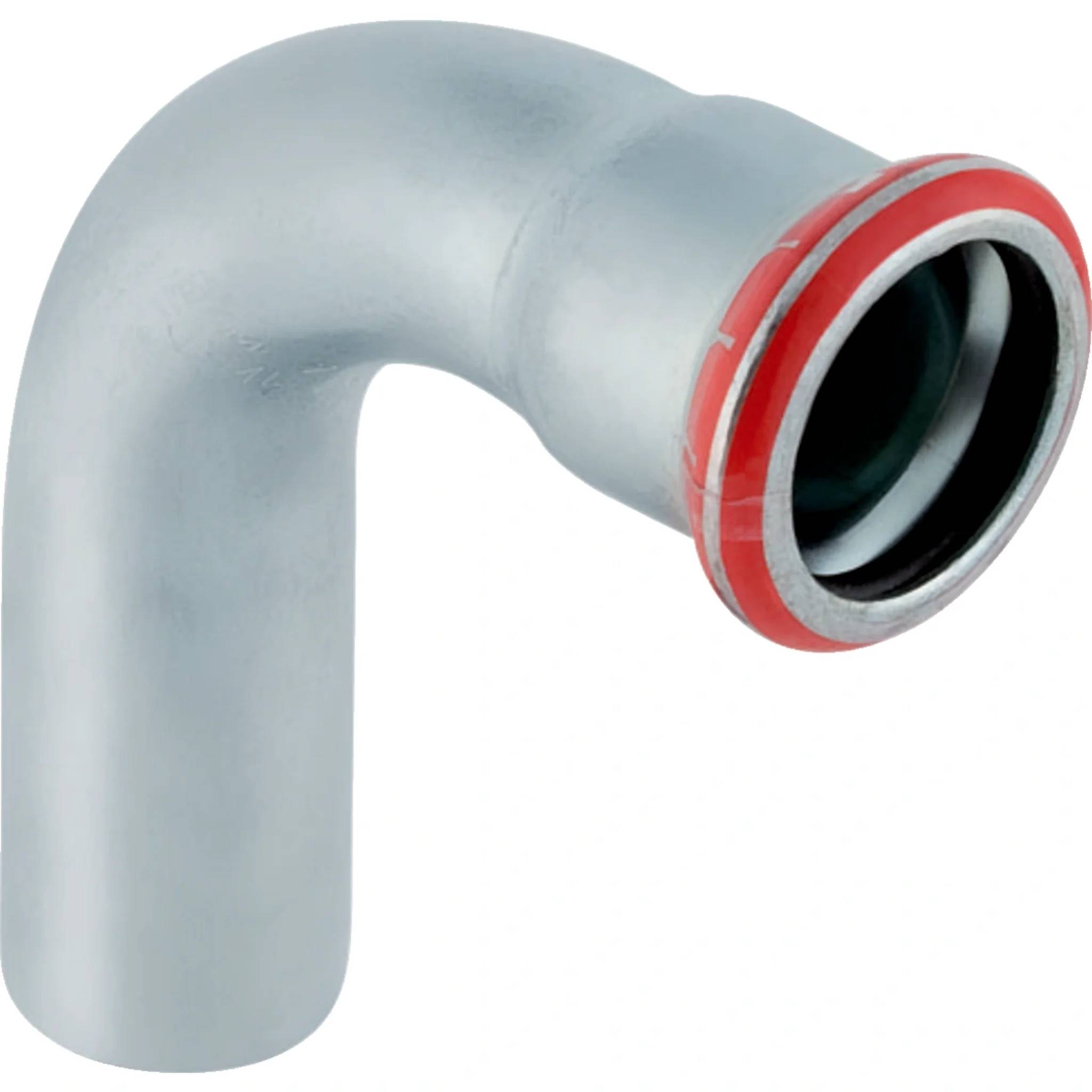 Geberit GE Mapress C-Stahl, Bogen 90 Gr., d88,9mm, verzinkt, m. einseitigem Einschubende, 1 Stk.