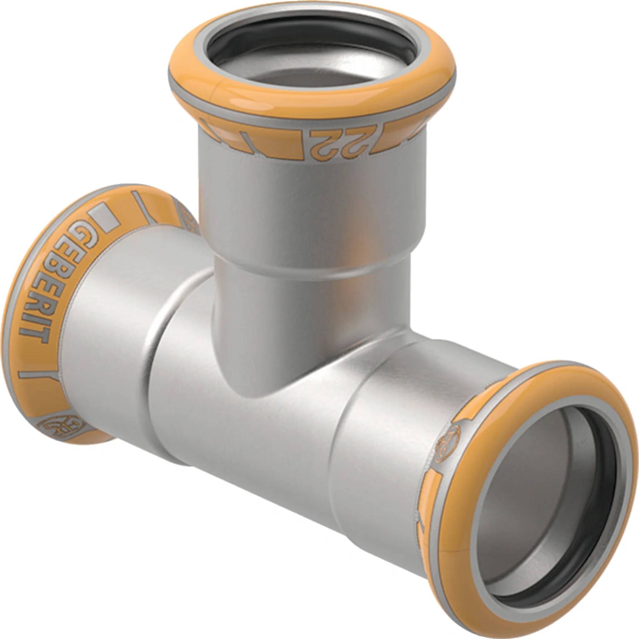 Geberit GE Mapress Therm, T-Stk., egal, 108mm, NPW, 1 Stk.