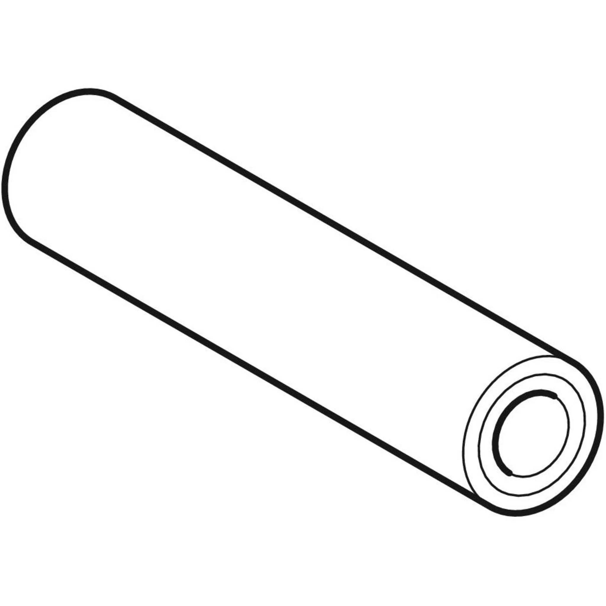 Geberit Mapress C-Stahl Systemrohr, für Hzg., Kunststoffmantel, d15 x 1,2mm, Stange mit 6m, 1 Stk.