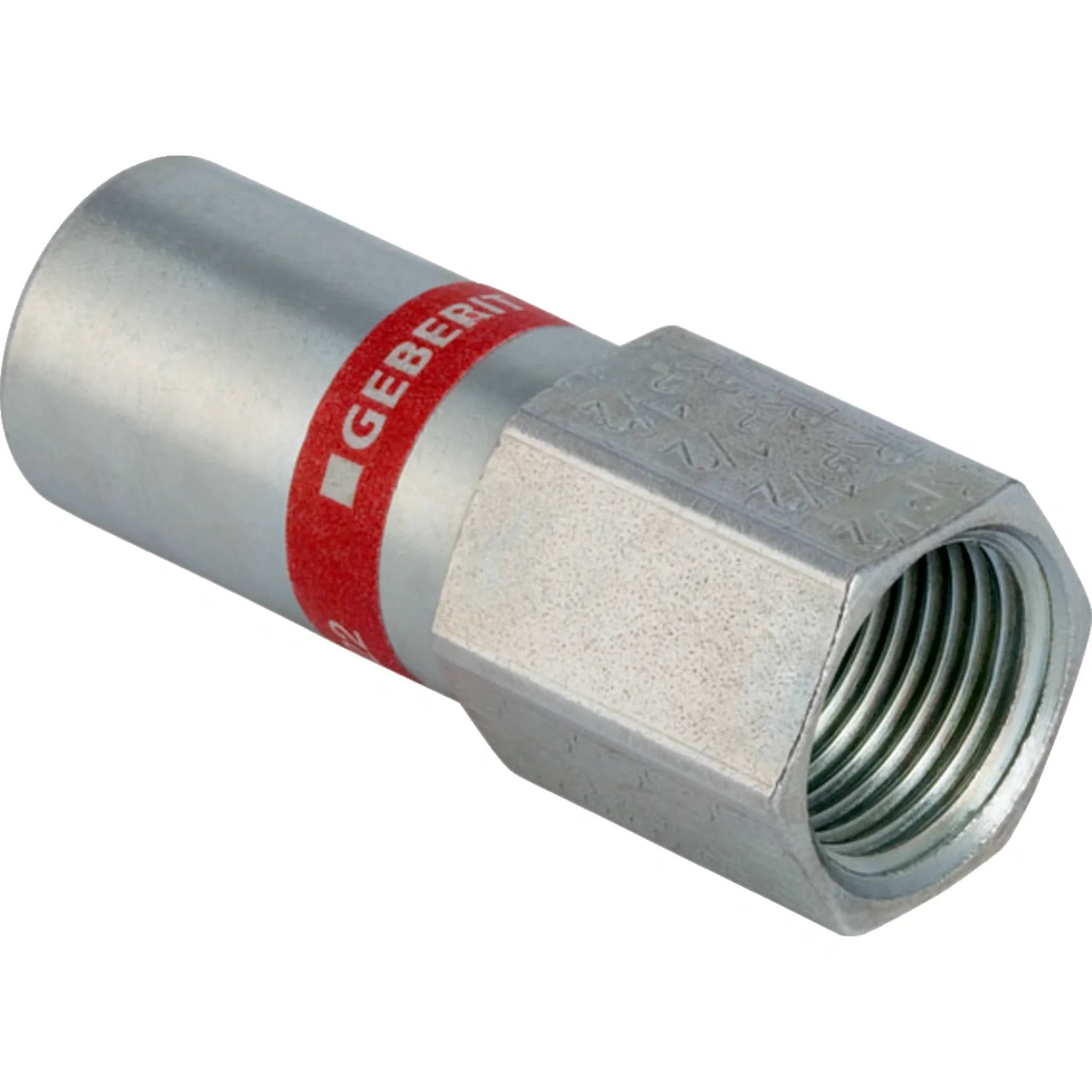 Geberit GE Mapress C-Stahl, Uebergang mit Einschubende, d35mm x Rp1/2, 1 Stk.