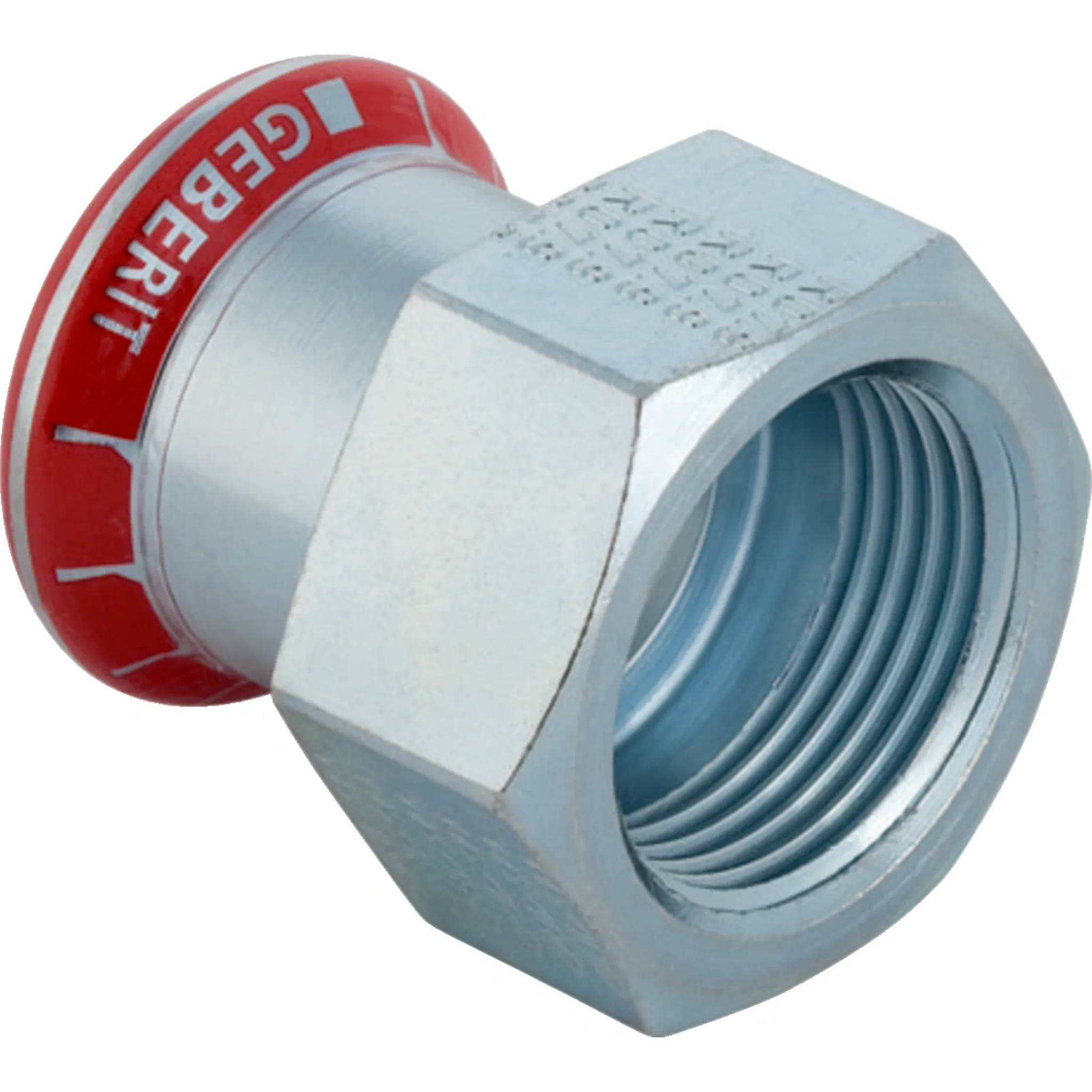 Geberit GE Mapress, C-Stahl Uebergang, d15mm x Rp3/8, verzinkt, 1 Stk.