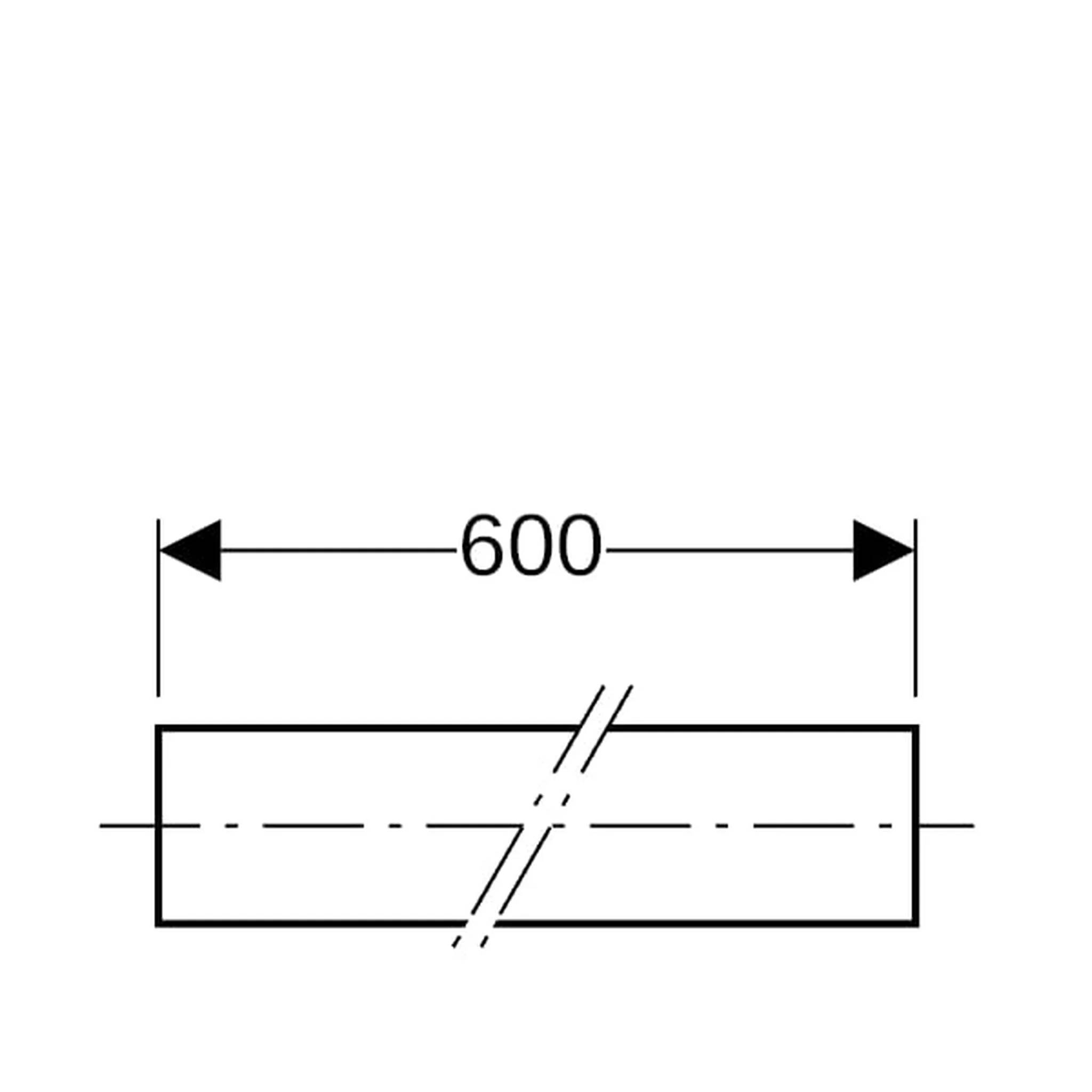 Geberit Mapress C-Stahl Systemrohr, für Hzg., Kunststoffmantel, d35 x 1,5mm, Stange mit 6m, 1 Stk.