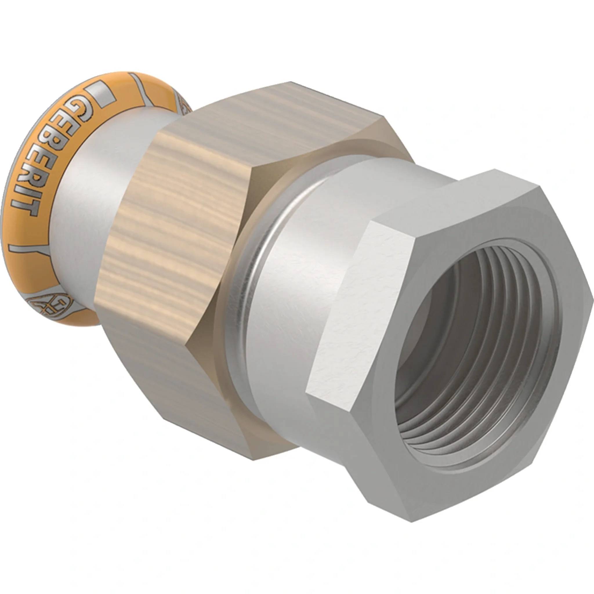 Geberit GE Mapress, Therm Uebergangsverschraubung, d35mm, Rp5/4, NPW, 1 Stk.
