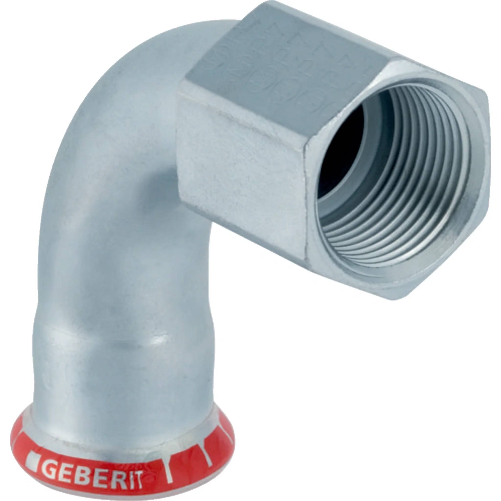Geberit GE Mapress C-Stahl, Uebergangsbogen, 90 Gr., d28mm, Rp1, verzinkt, 1 Stk.