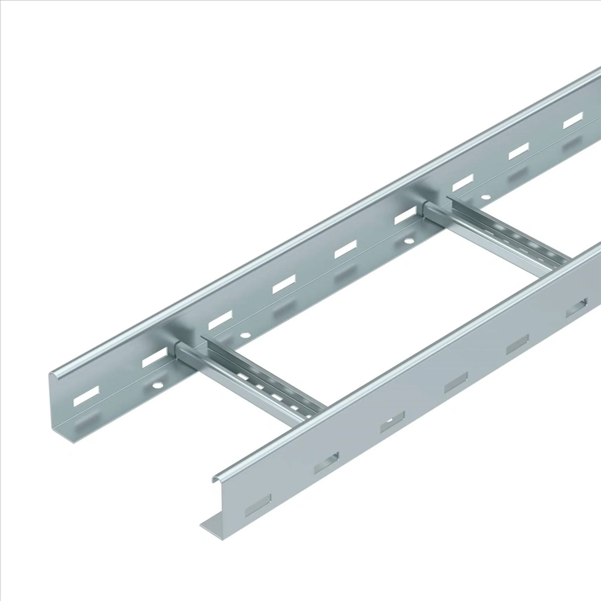 OBO Kabelleiter gelocht, mit VS-Sprosse, 60x200mm, Stahl bandverzinkt, Stange mit 3m, 1 Stk.