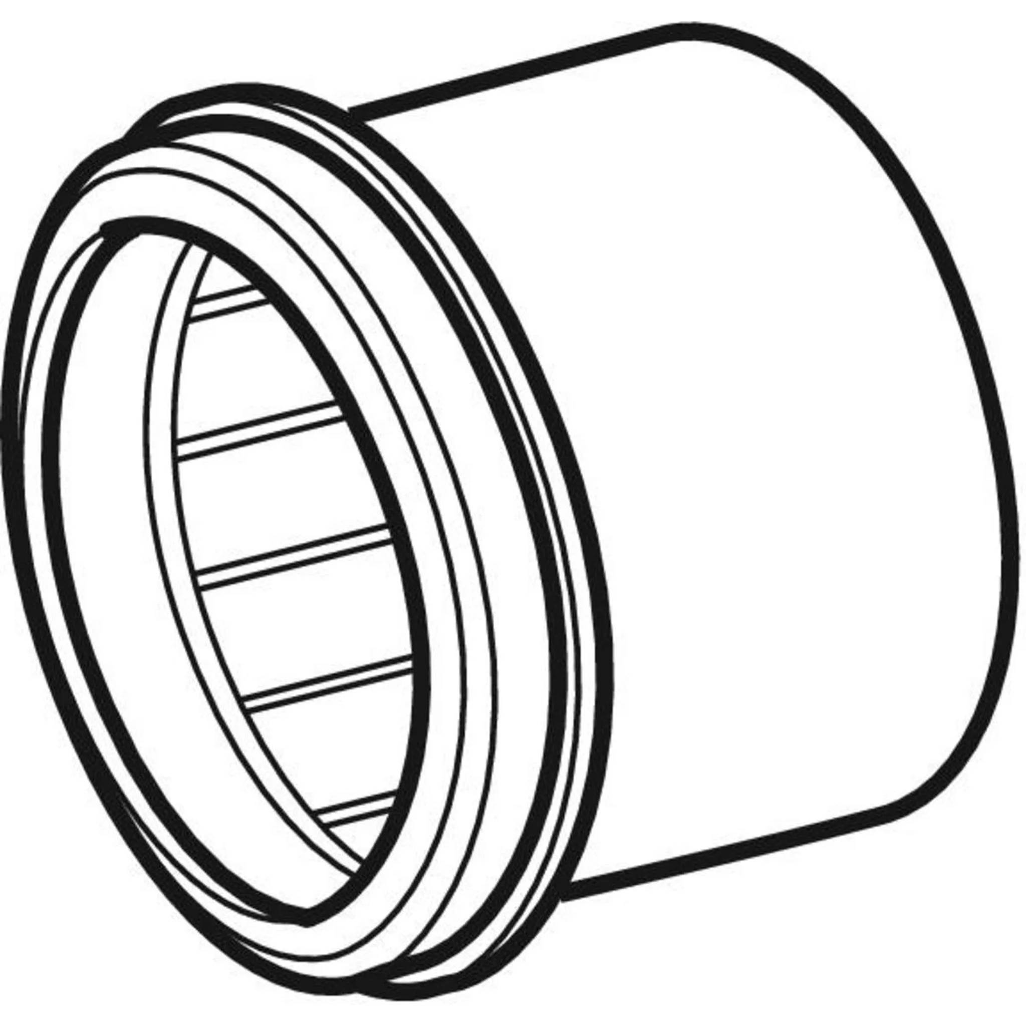 Geberit GE PE Reduktionsmuffe für Wand-WC, d 90/110mm, 367928, 1 Stk.