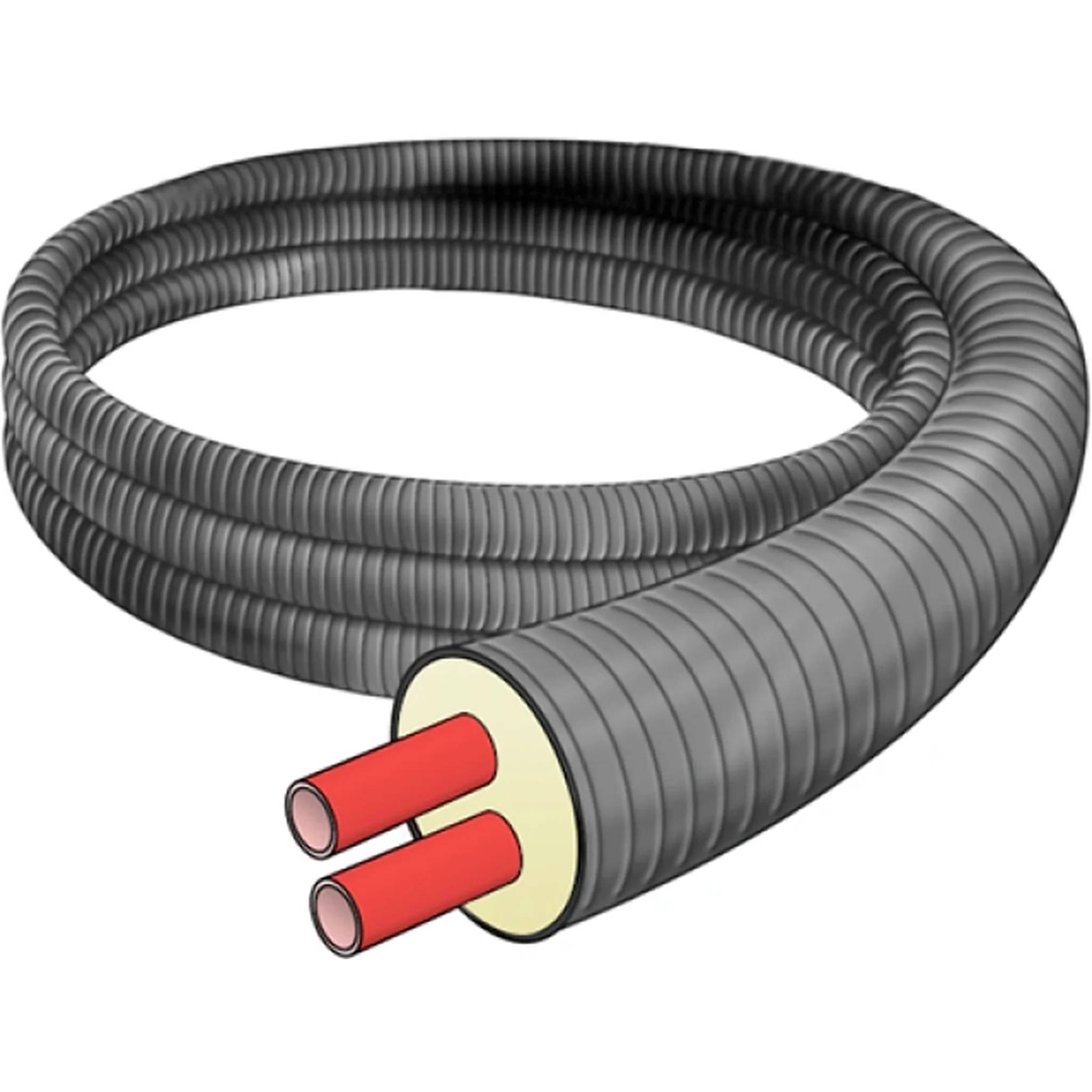 KE Kelit PEX03-1 KELIT DUO-PEX Rohr, Dämmserie 1, 63+63x5,8 / 182, Bund mit 1m, 1 Stk.