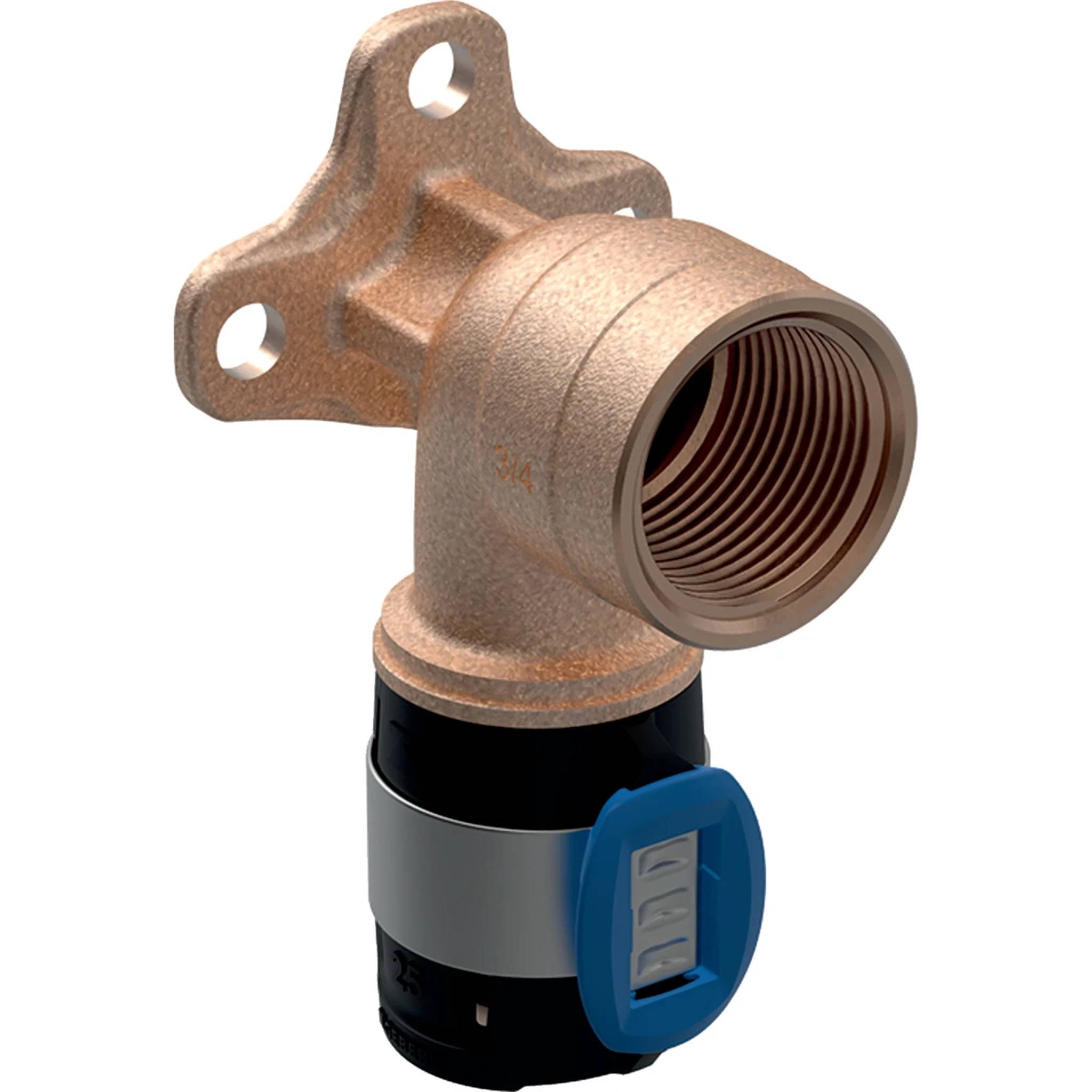 Geberit GE FlowFit, Anschlusswinkel, RG+, d16mm x Rp1/2, L 3,6cm, 1 Stk.