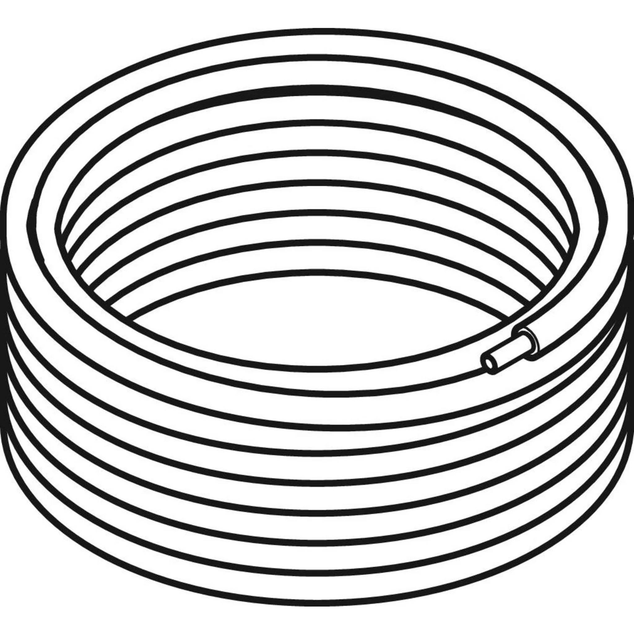 Geberit ystemrohr ML, blau, d20mm, vorgedämmt 6mm, Bund mit 50m, 1 Stk.