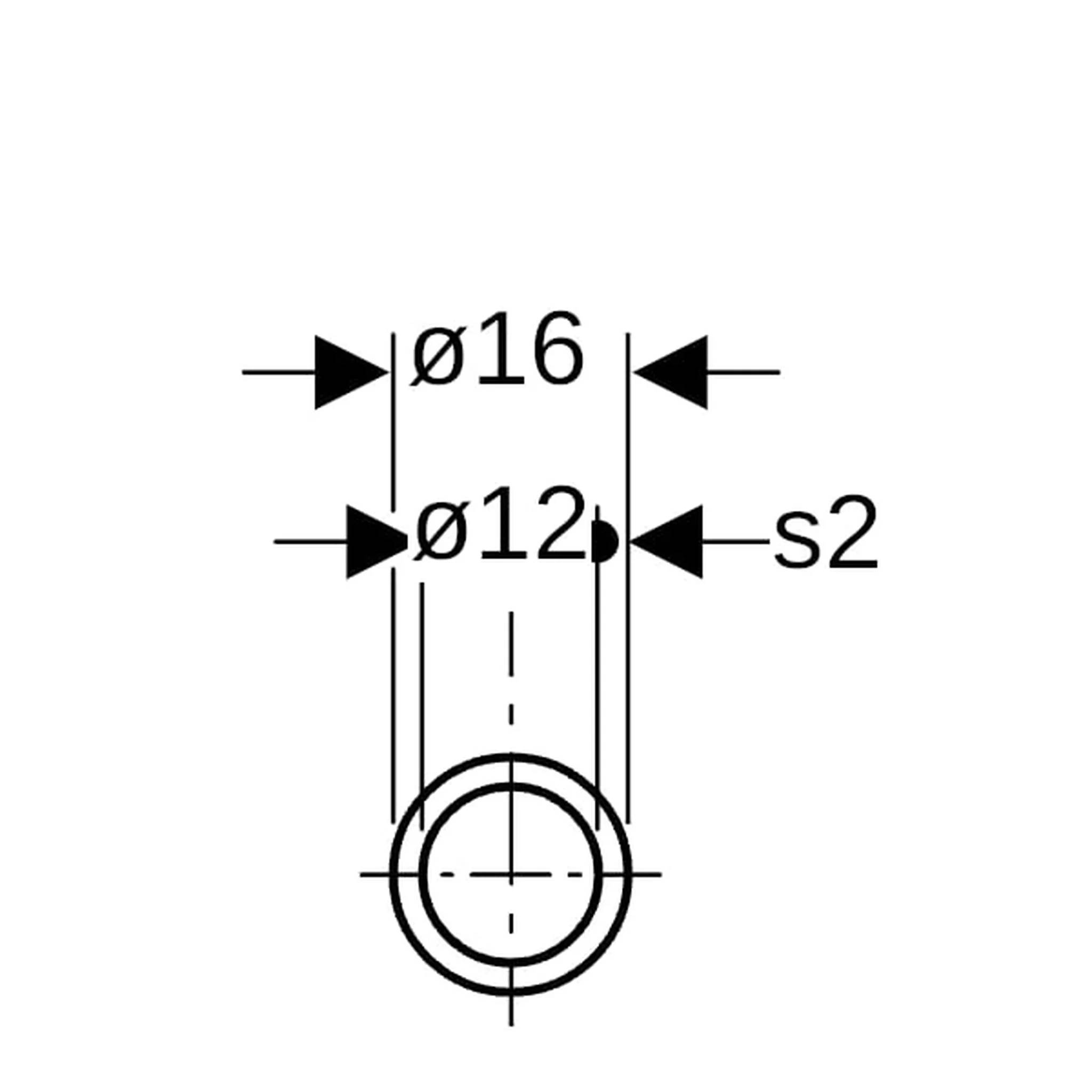 Geberit Systemrohr ML Therm, d16mm, Bund mit 120m, 1 Stk.