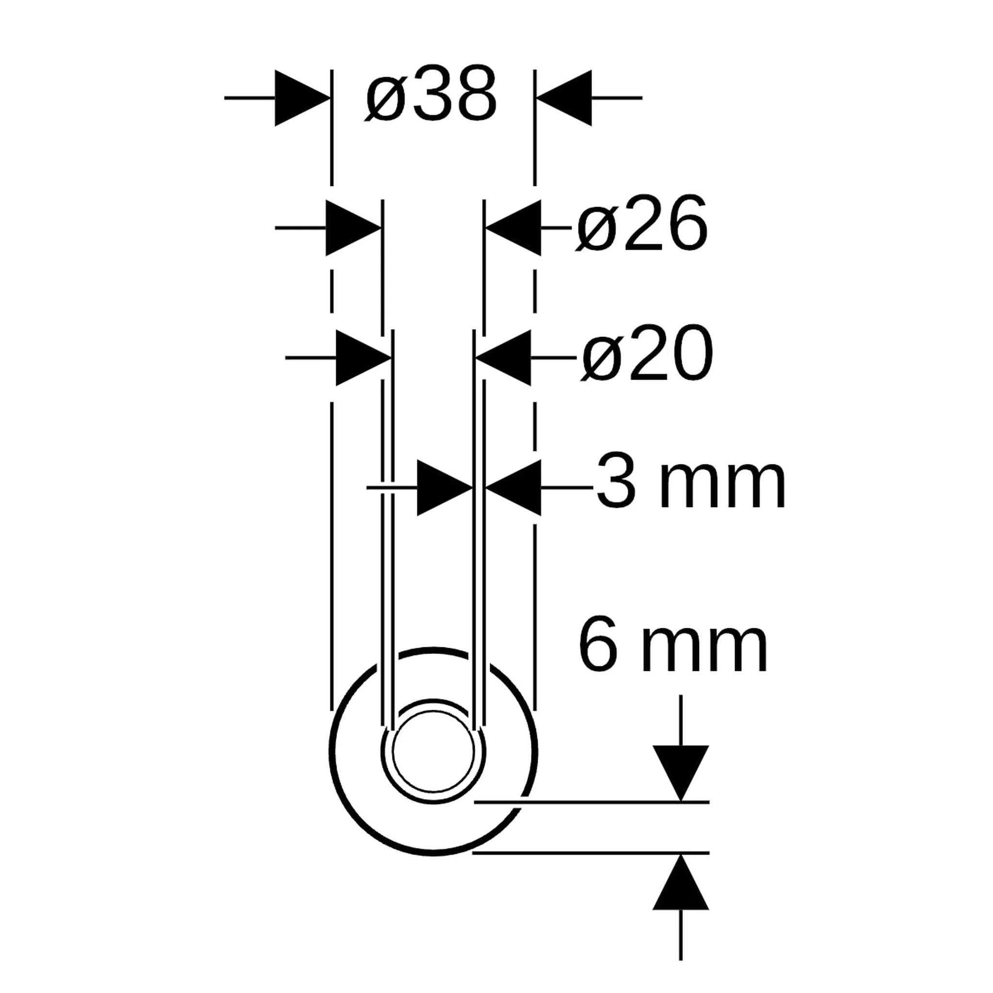 Geberit Mepla Therm Systemrohr ML, rot, 26 mm, vorgedämmt 6mm, Bund mit 25m, 1 Stk.