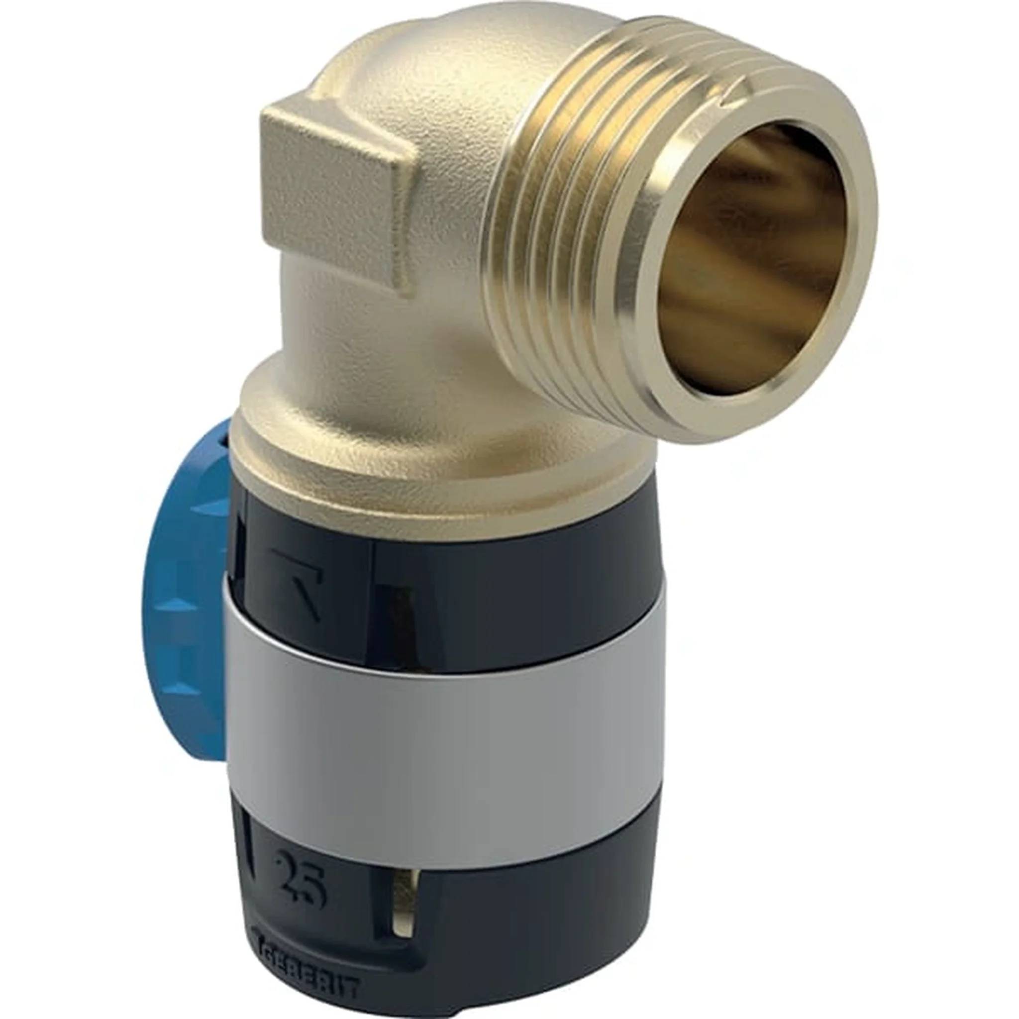 Geberit GE FlowFit Übergangsbogen, 90°, d16mm, AG R1/2, 1 Stk.