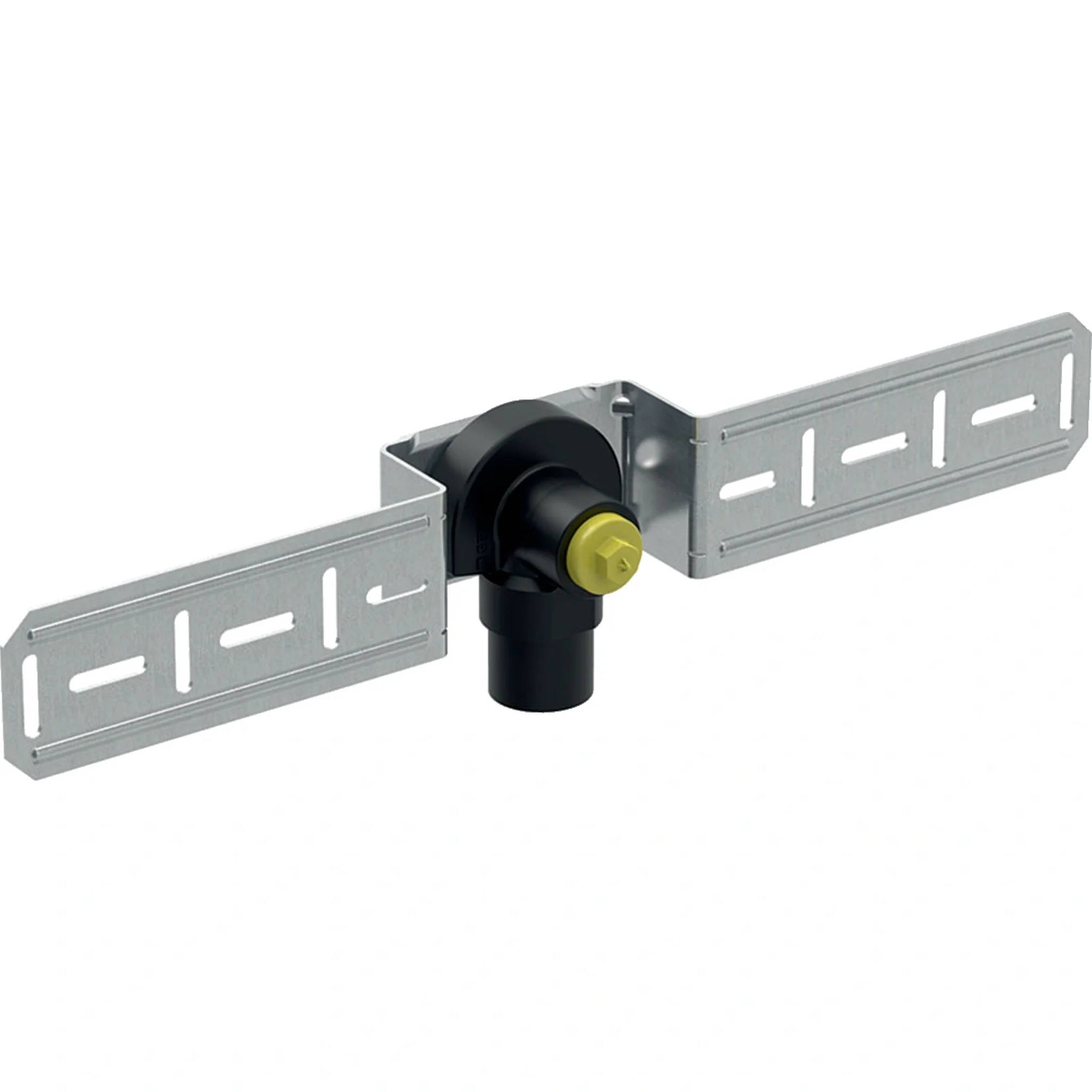 Geberit GE FlowFit Anschlusswinkel-Set, vormontiert, gedämmt, einfach, abgesperrt, d 16 mm x Rp 1/2, Rotguss+, 1 Stk.