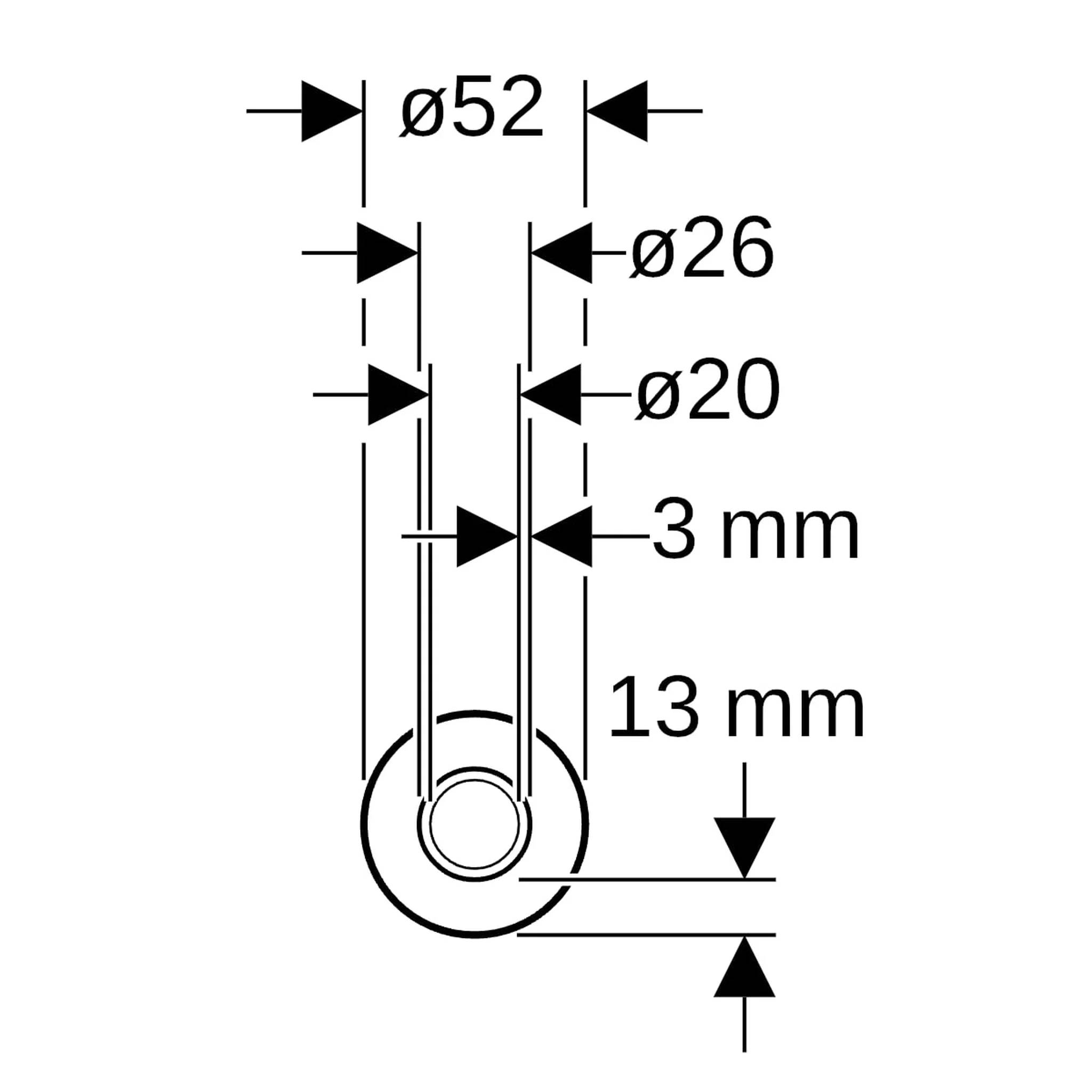 Geberit Mepla Systemrohr ML, blau, d26mm, vorgedämmt, 13mm, Bund mit 25m, 1 Stk.