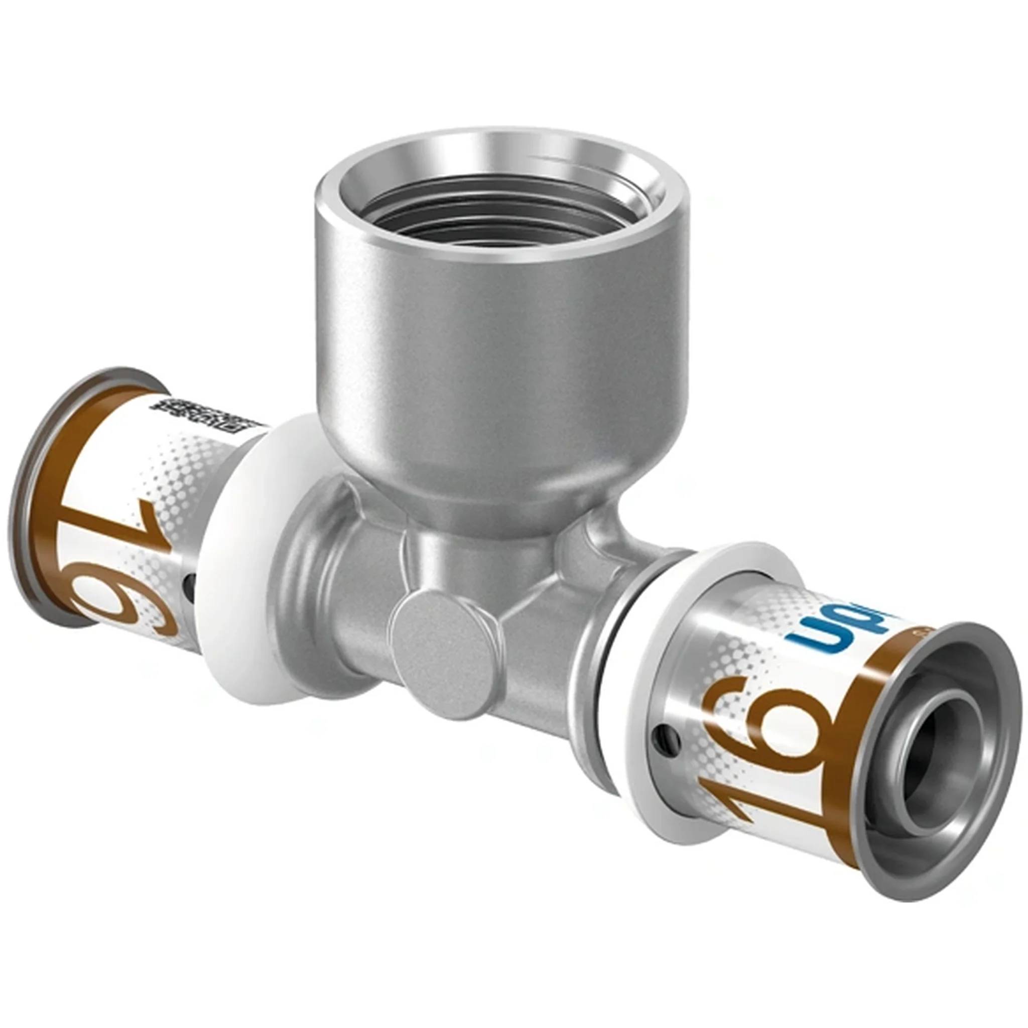 UPONOR S-Press PLUS, T-Stück, mit Innengewinde, 32-Rp1/2"FT-32, 1 Stk.