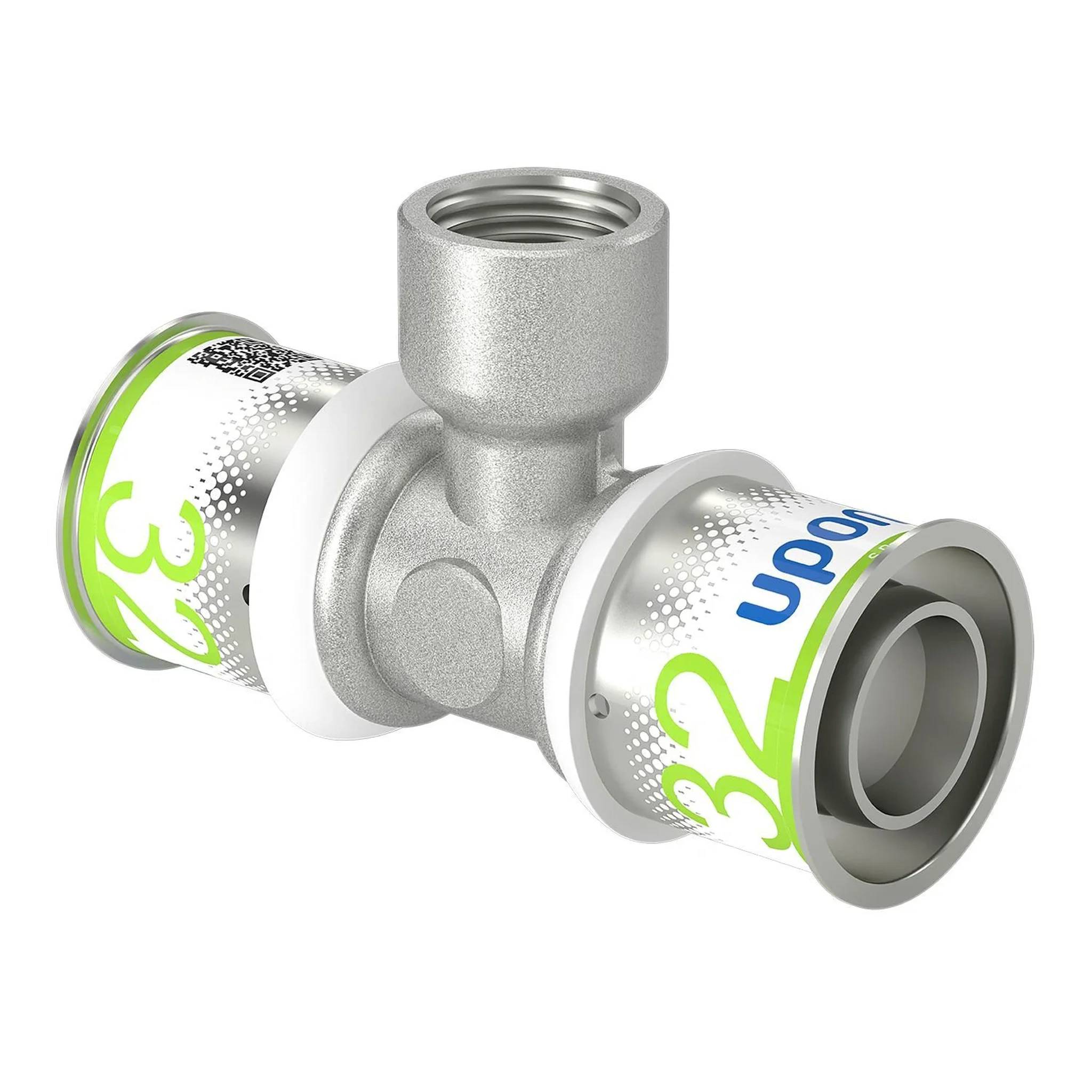 UPONOR S-Press PLUS, T-Stück, mit Innengewinde, 32-Rp1/2"FT-32, 1 Stk.