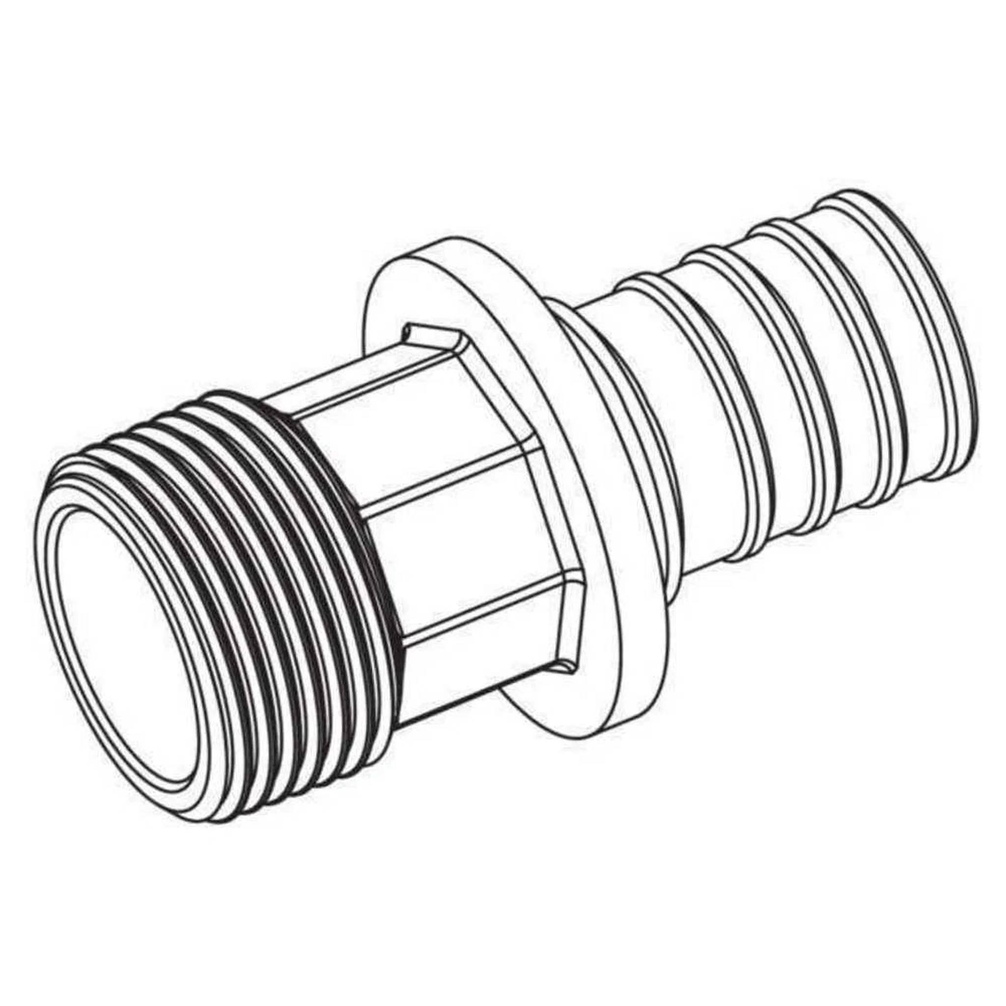 REHAU Übergang, RAUTITAN RX+, 16, R 1/2, 1 Stk.