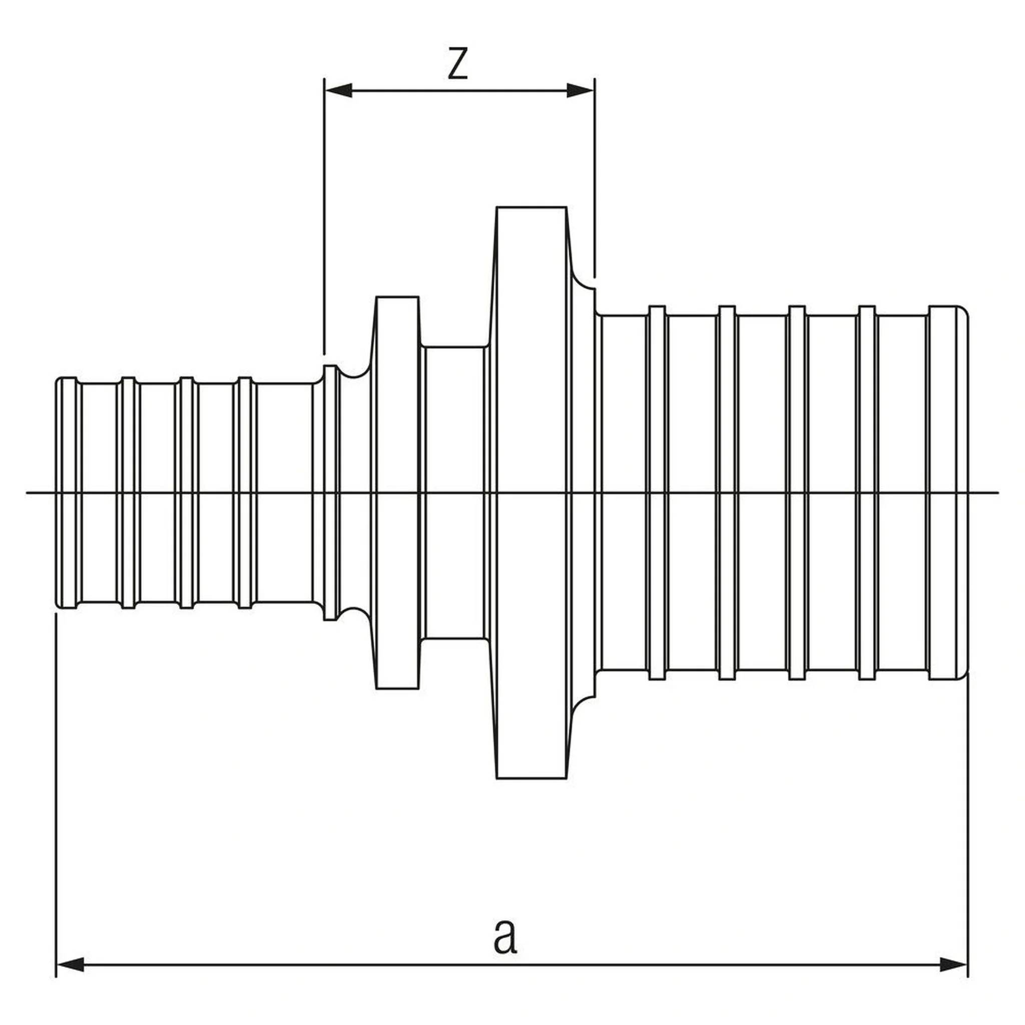 REHAU Kupplung, RAUTITAN RX+, stabil, 63-50, 1 Stk.