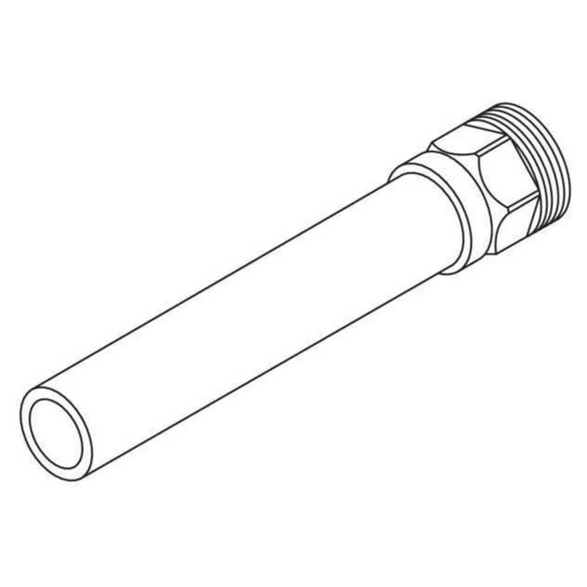 REHAU Heizkörper-Anschlussrohr, R 1/2, Stange mit 150mm, 1 Stk.