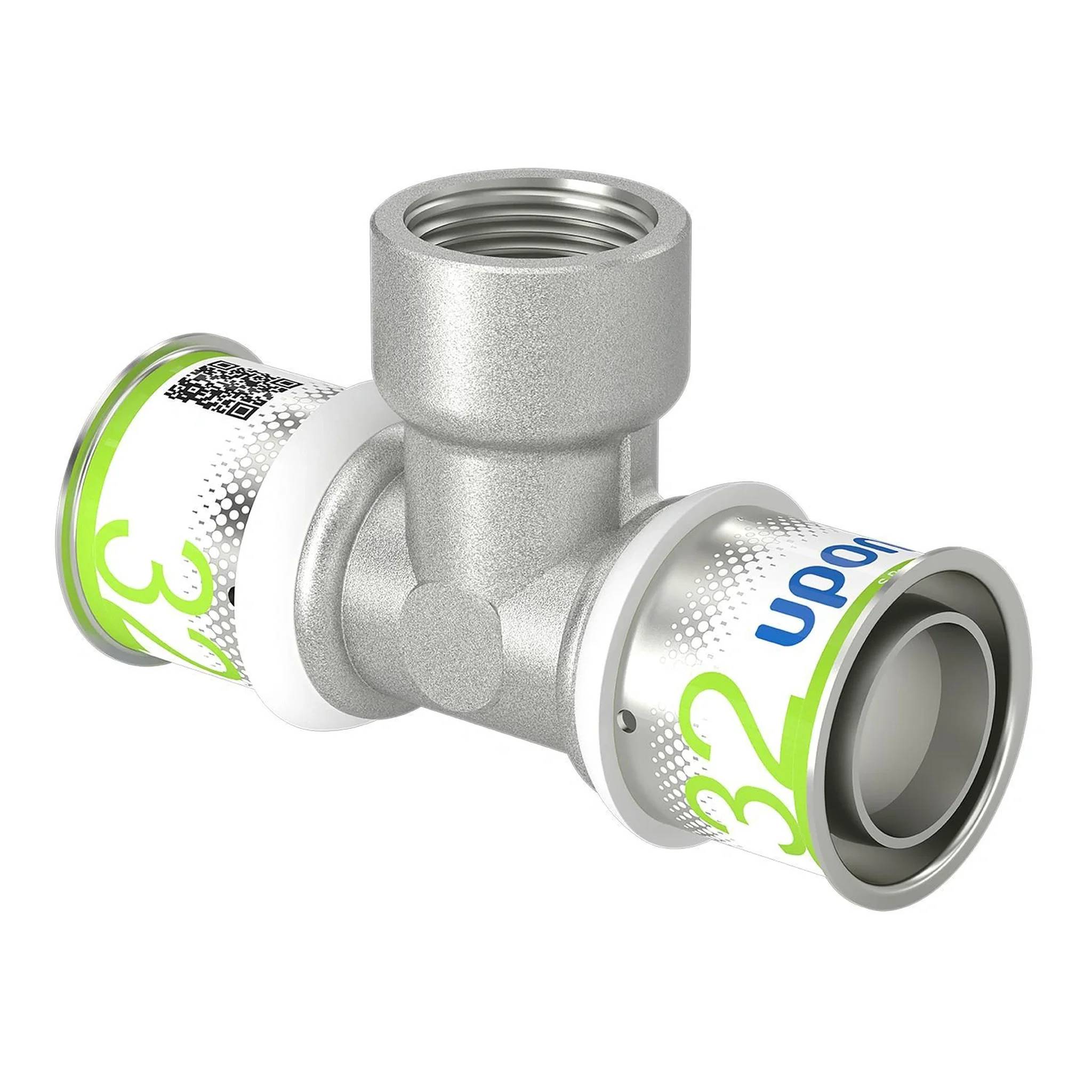UPONOR S-Press PLUS, T-Stück, mit Innengewinde, 32-Rp3/4"FT-32, 1 Stk.