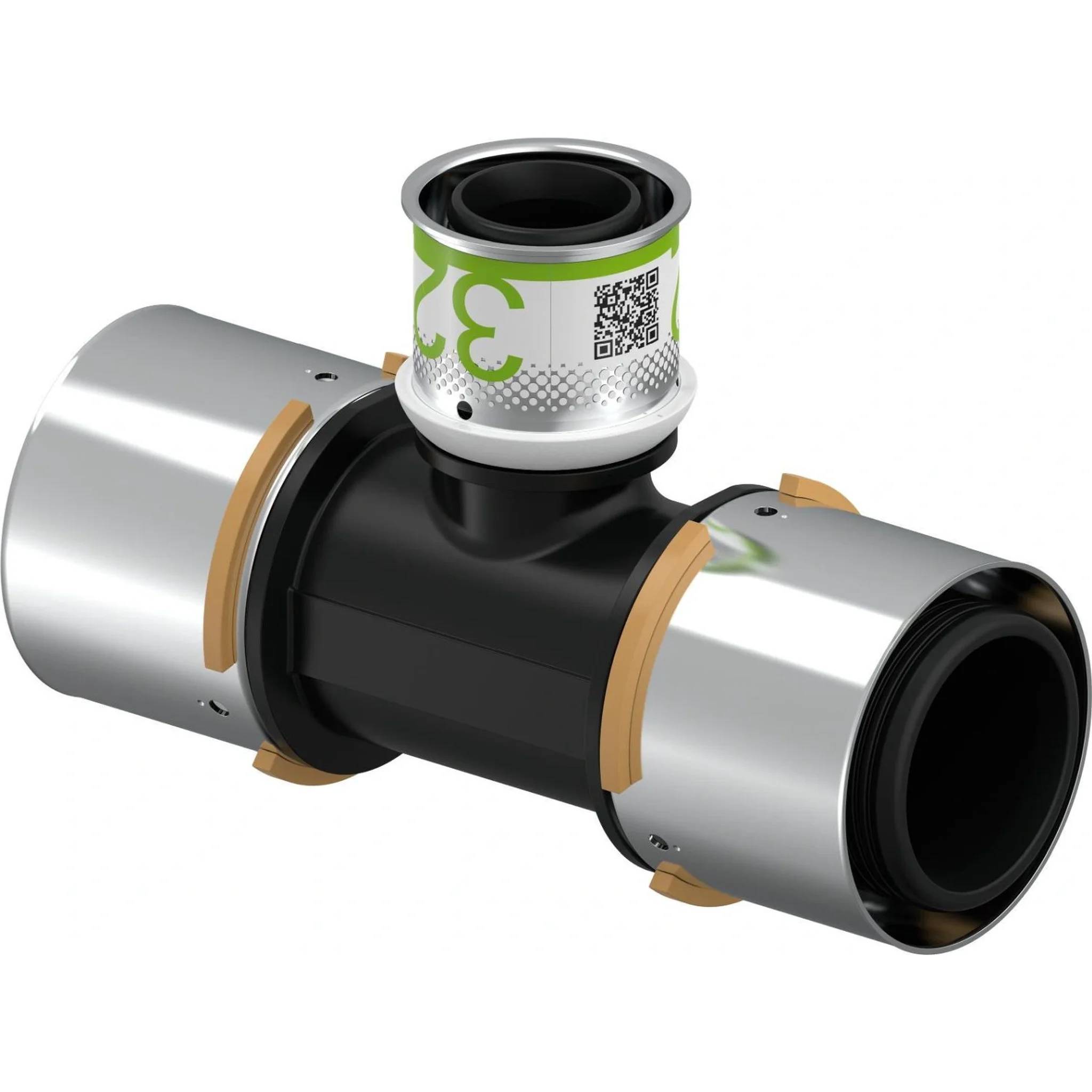 UPONOR S-Press, T-Stück, reduziert, PPSU, 50-32-50, 1 Stk.