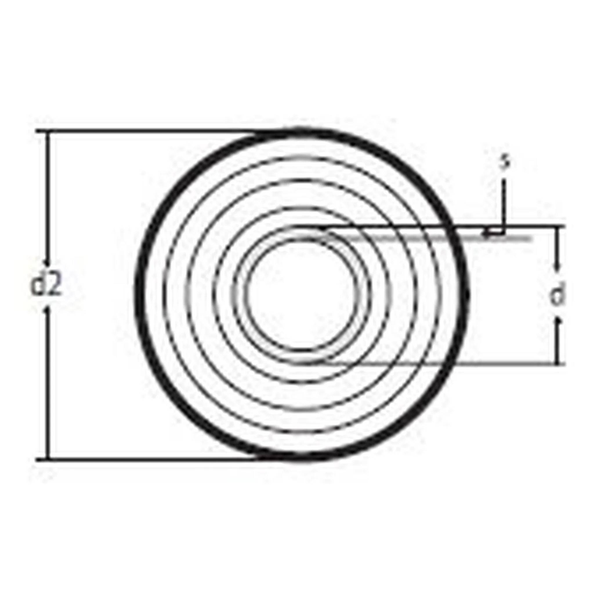 UPONOR Ecoflex Varia Single, 40x3,7, 140, Bund mit 1m, 1 Stk.