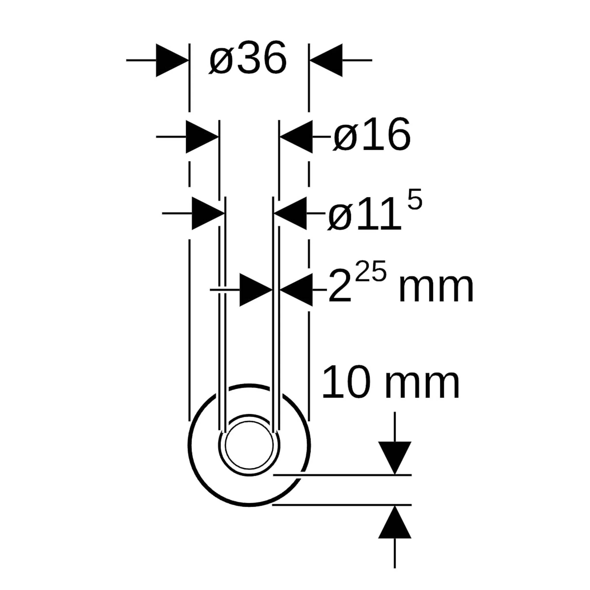Geberit Mepla Systemrohr ML, blau, d16mm, vorgedämmt 10mm, Bund mit 50m, 1 Stk.