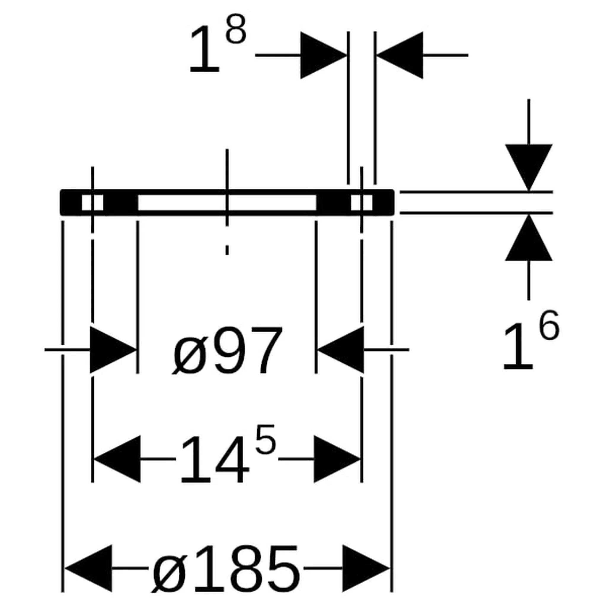 Geberit GE Mepla, Losflansch, PN10/16, DN65, 1 Stk.