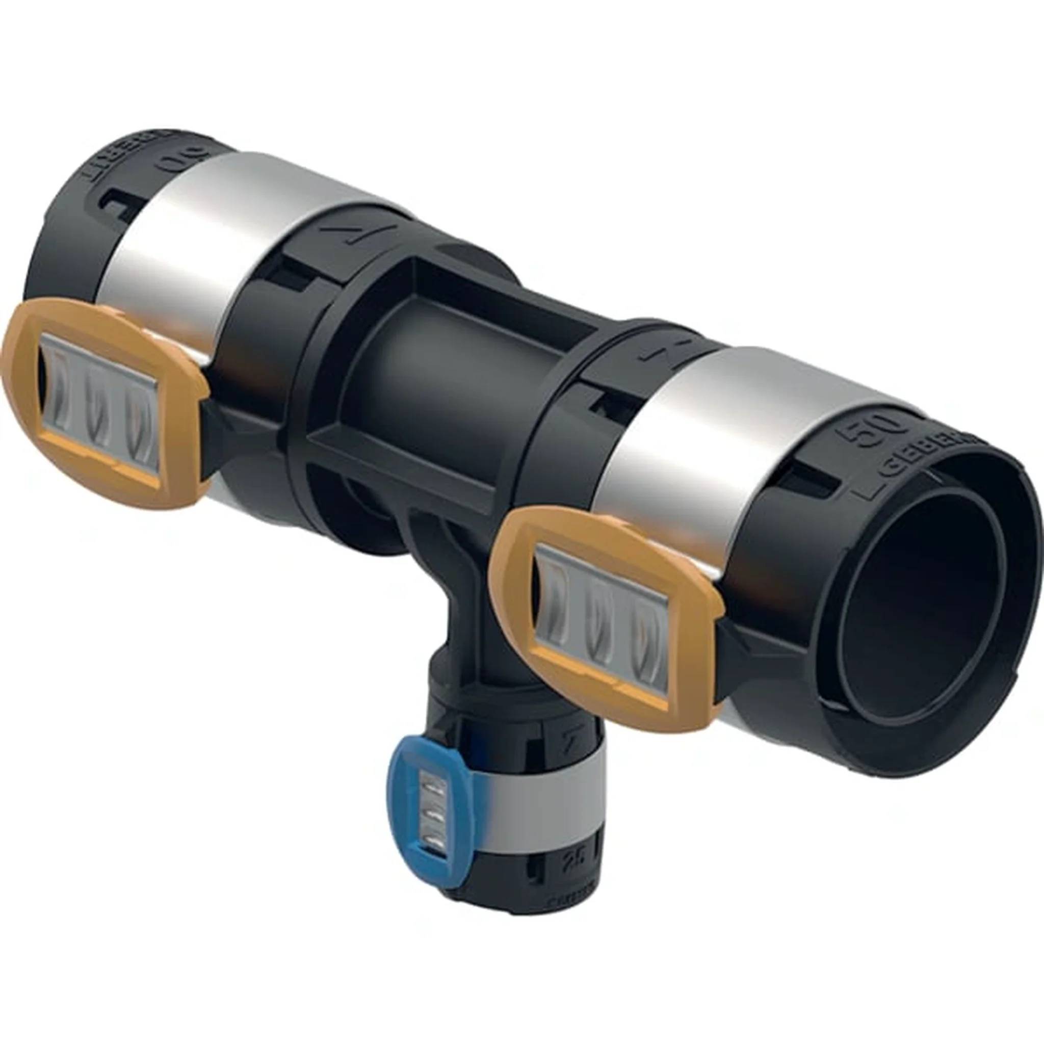 Geberit GE FlowFit, T-Stück, reduziert, PPSU, d50 x 32 x 50mm, 1 Stk.