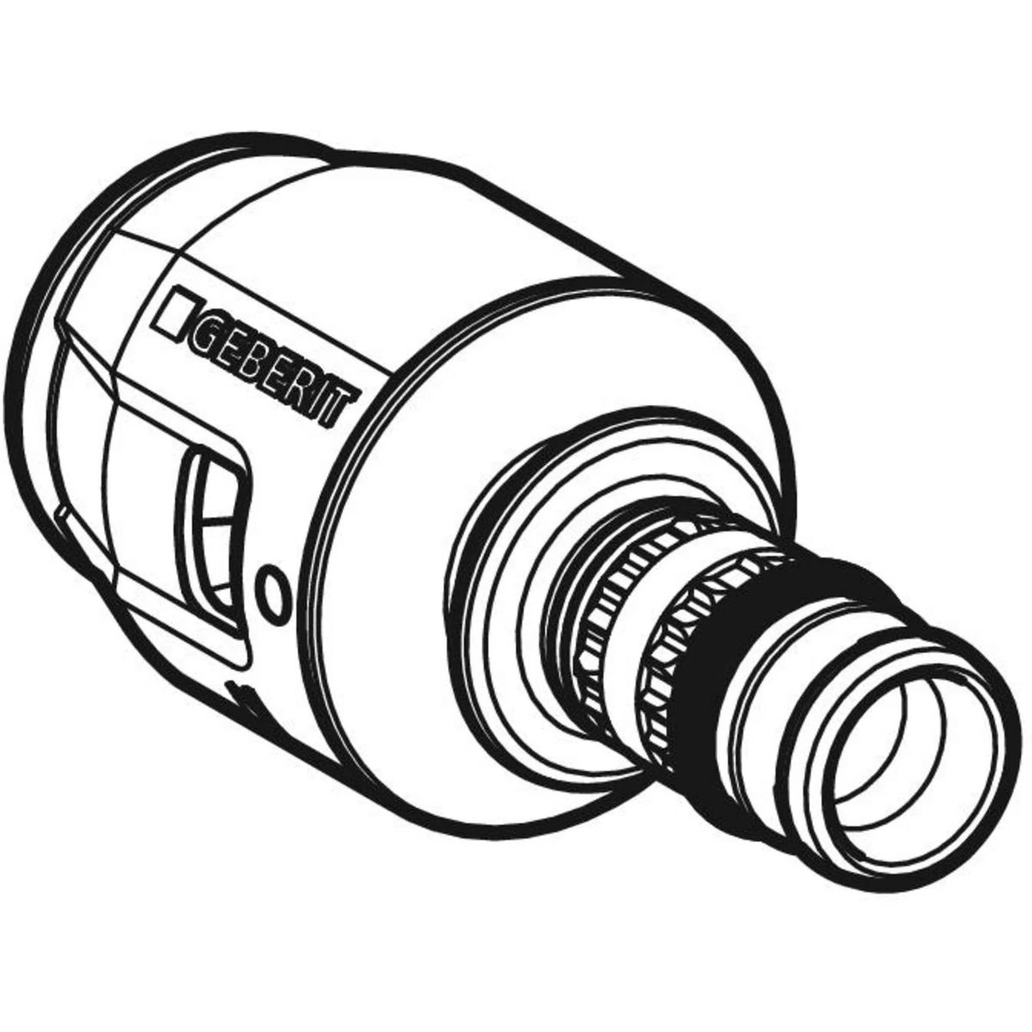 Geberit GE PushFit Übergang, PVDF auf Mepla, d25 x d26mm, 1 Stk.