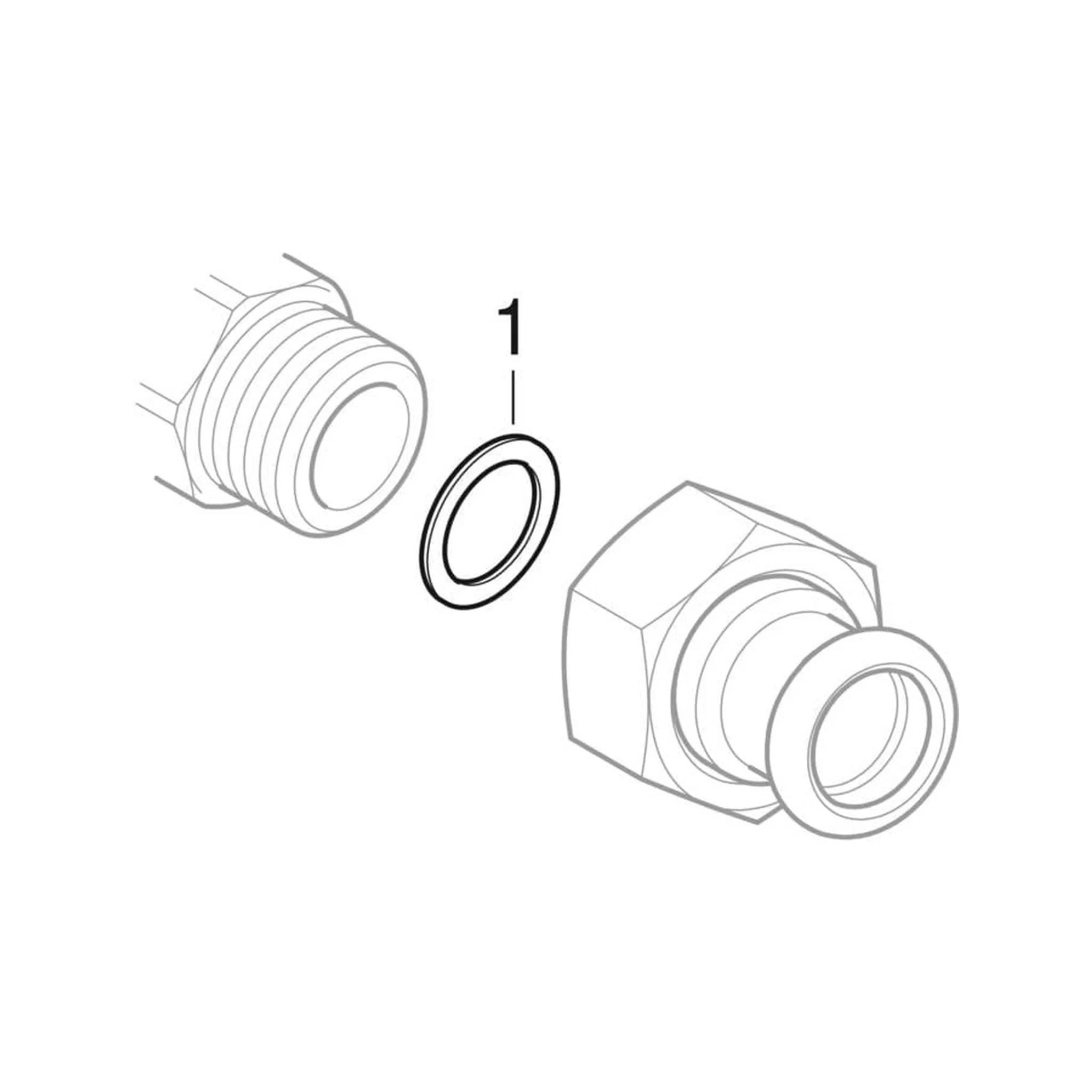 Geberit GE Mapress, C-Stahl, Verschraubung, d22mm, 1 Stk.