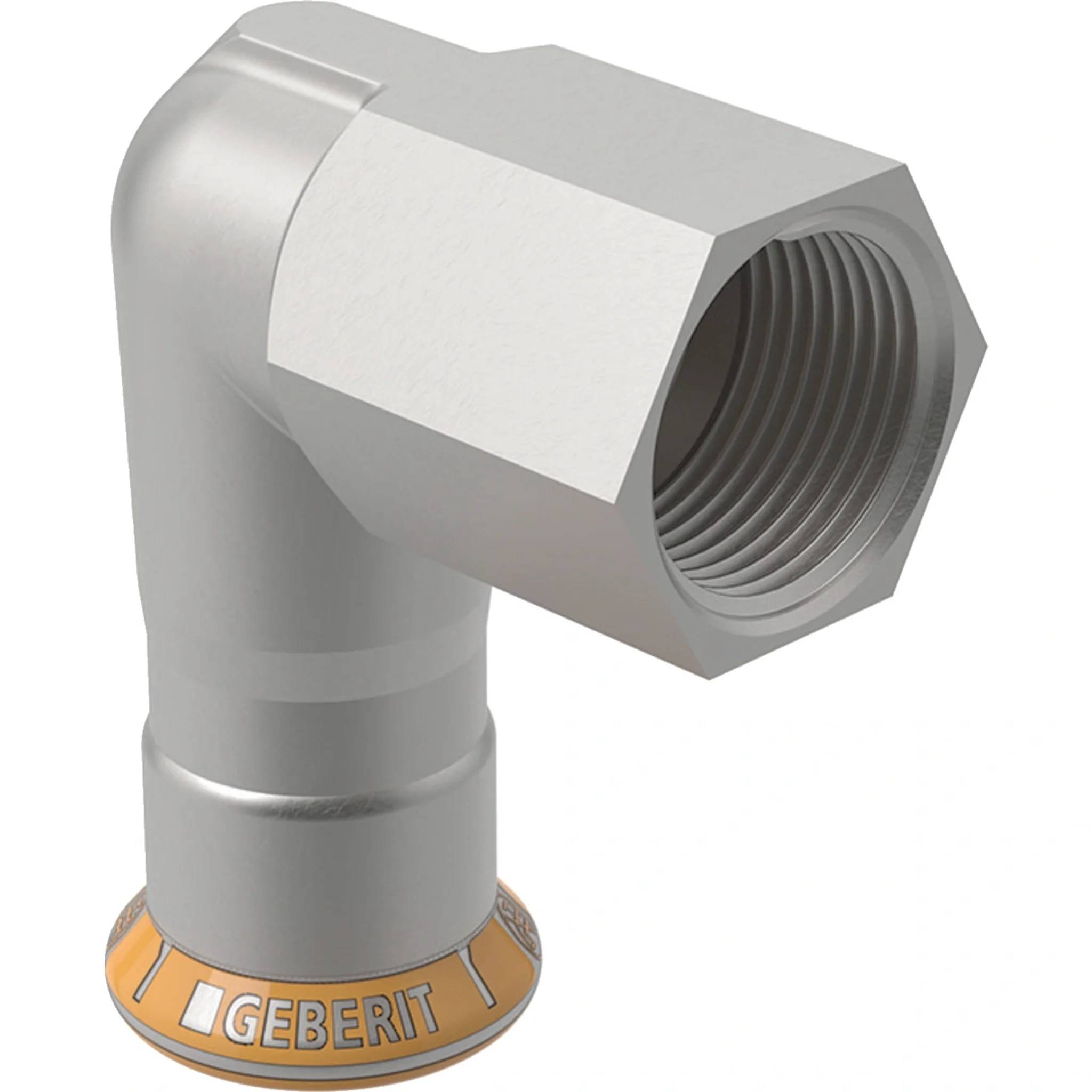 Geberit GE Mapress Therm, Übergangswinkel, 90 Gr., d15mm x Rp1/2, NPW, 1 Stk.