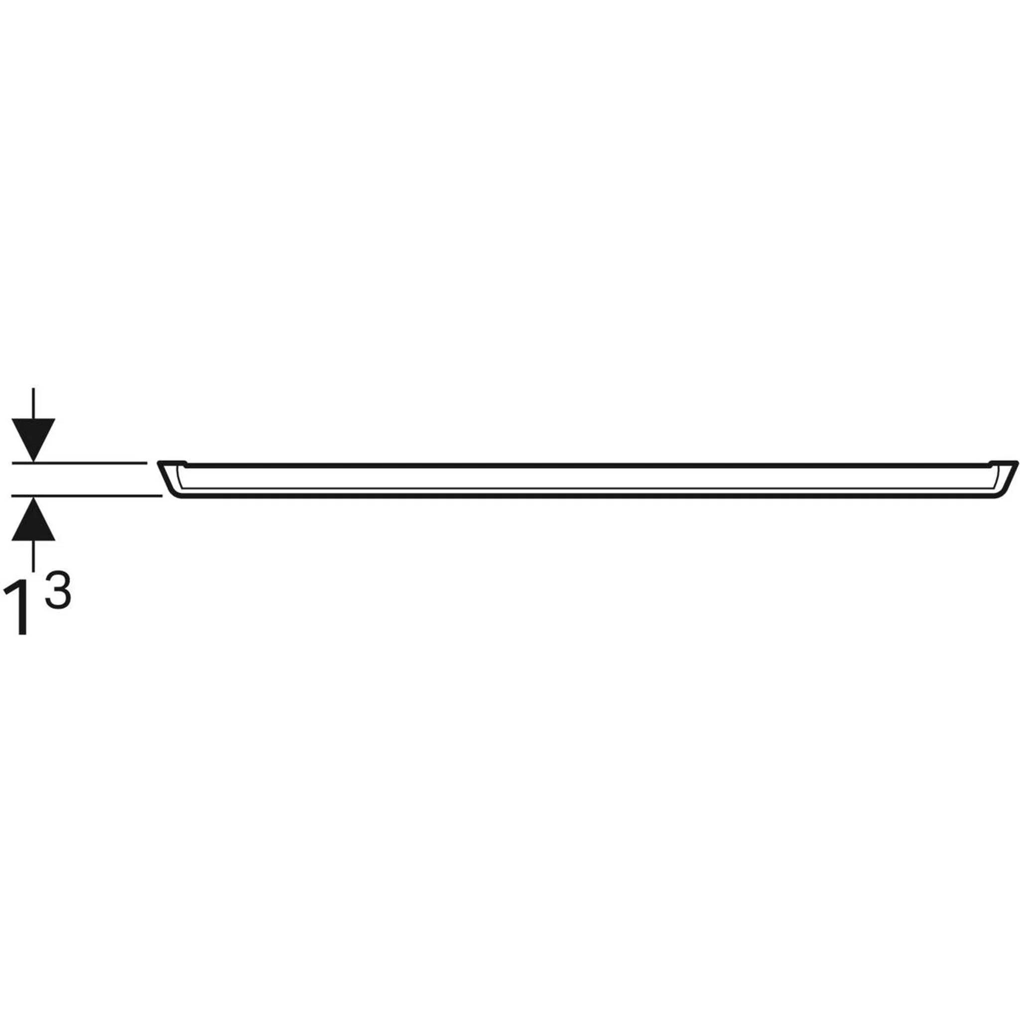 Geberit GE Mapress Gaszählerplatte, verstellbar, verzinkt, H90mm, 1 Stk.