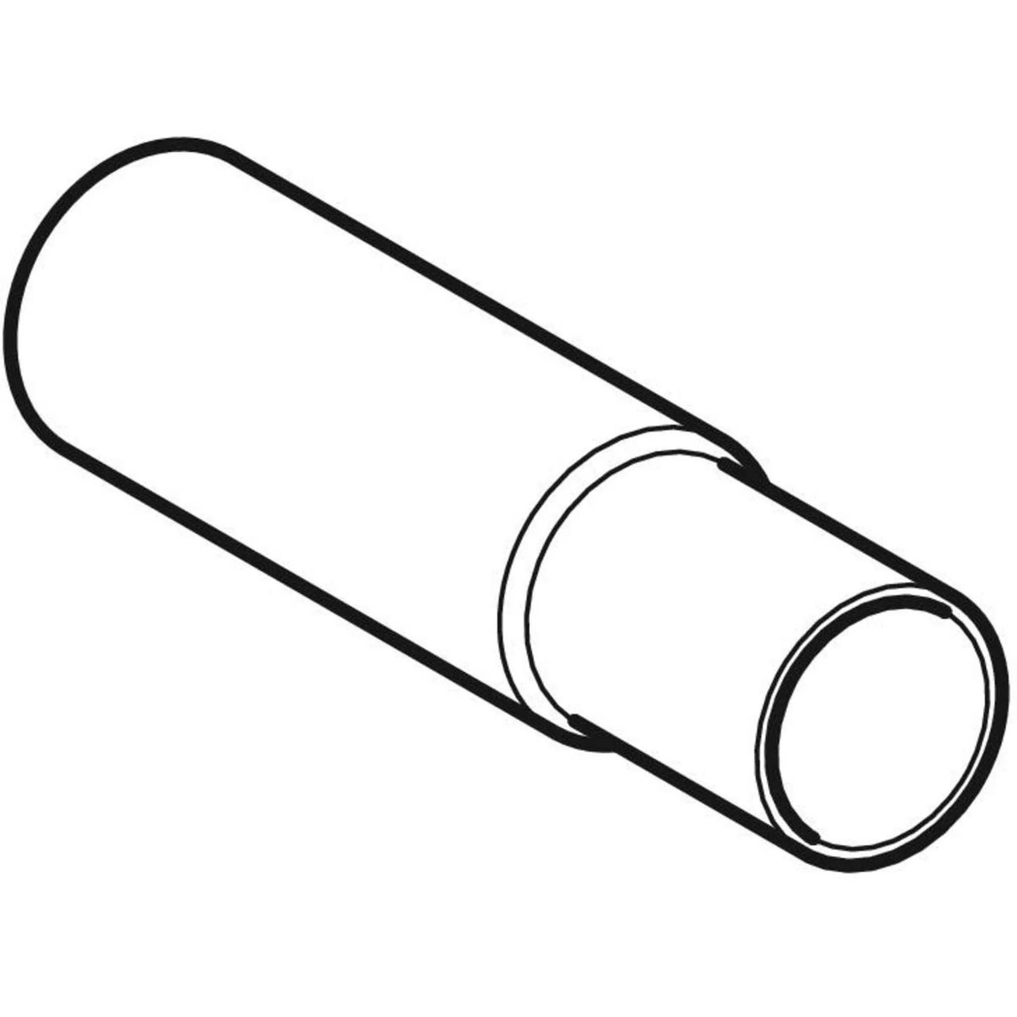 Geberit GE Mapress C-Stahl Kombirohr, mit Anschweißende, d42, 48,3mm, 1 Stk.