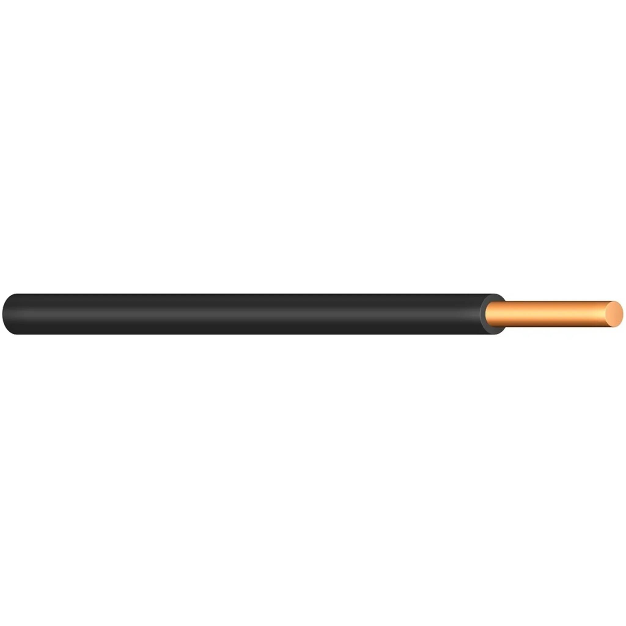Meinhart PVC, Aderleitung, eindrähtig, Ye, 1,5, schwarz, Bund mit 100m, 1 Stk.
