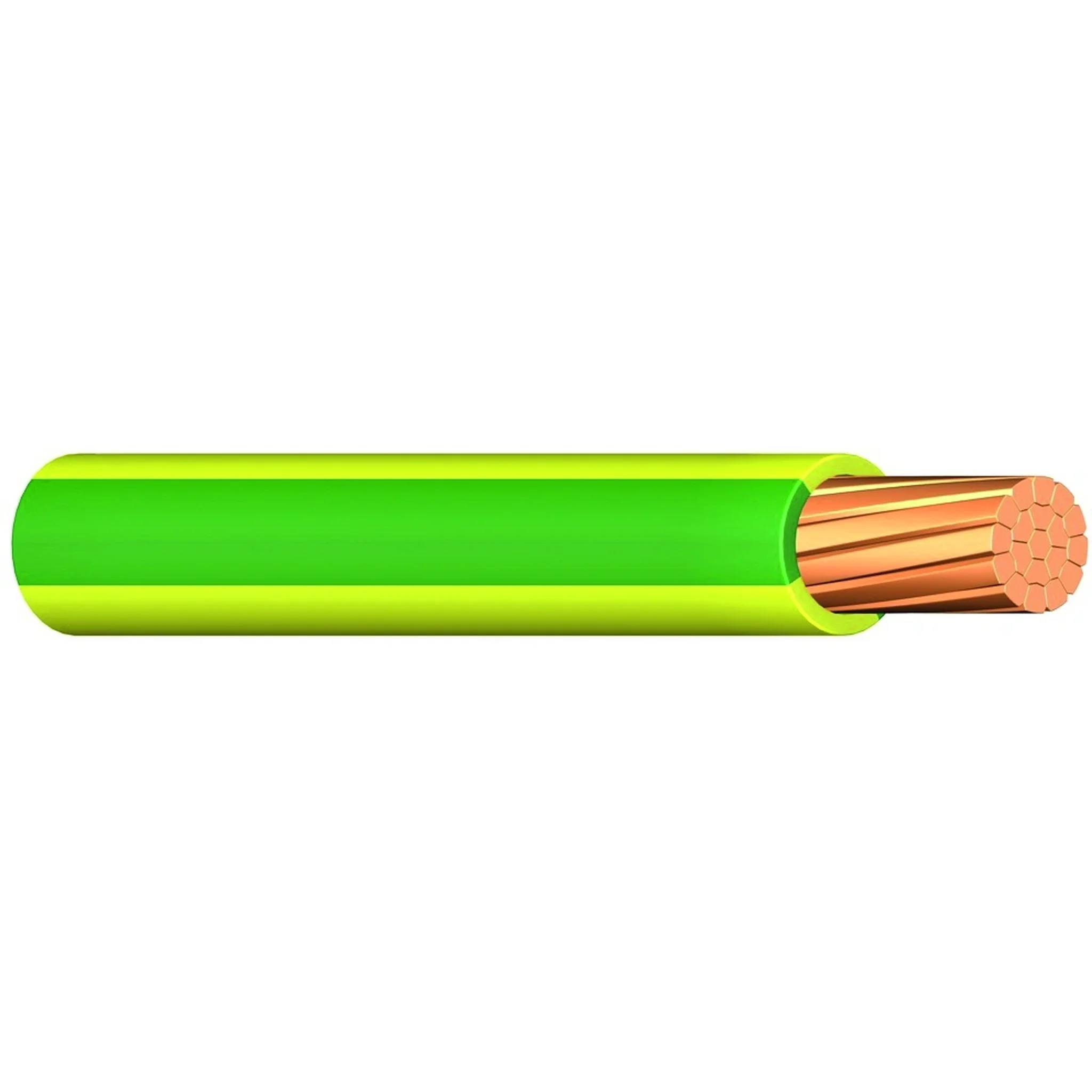 Meinhart PVC Aderleitung, mehrdrähtig, Ym 16, gelb/grün, Bund mit 100m, 1 Stk.
