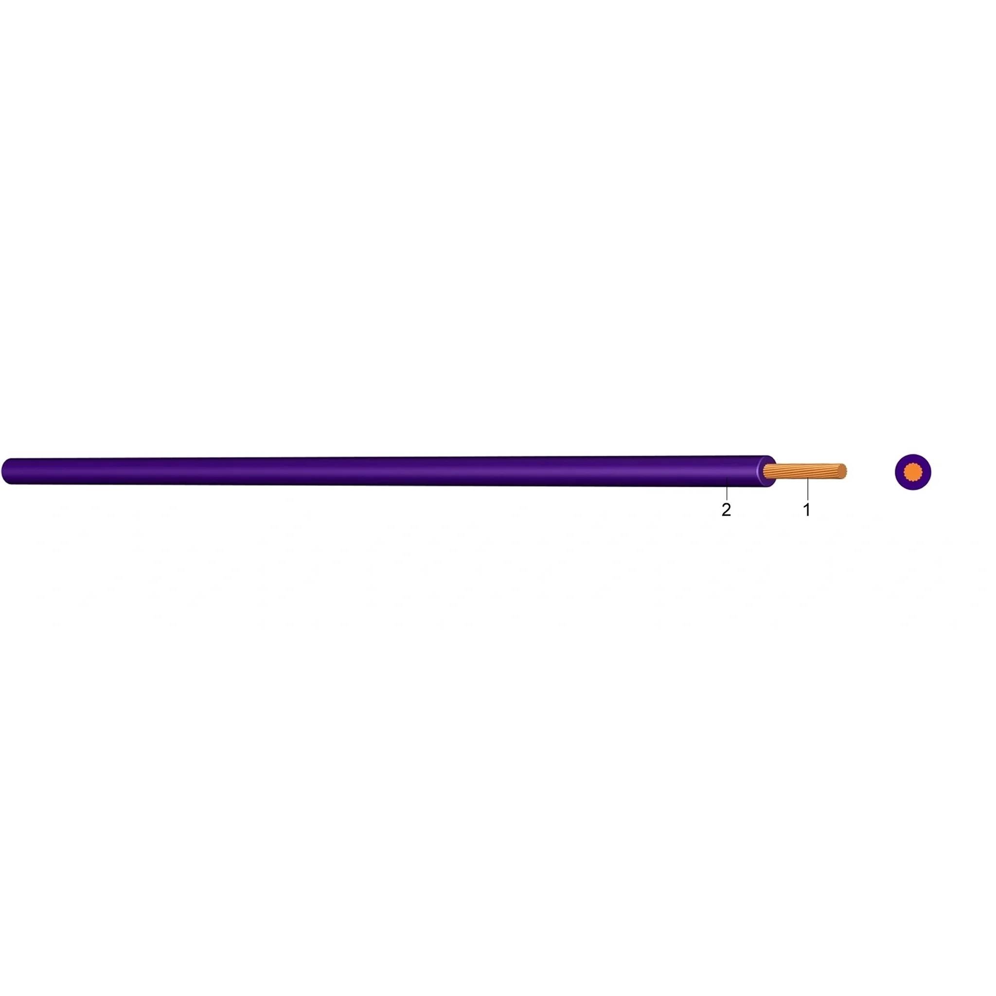 Meinhart PVC, Aderleitung, feindrähtig, Ysf 1, schwarz, Bund mit 100m, 1 Stk.
