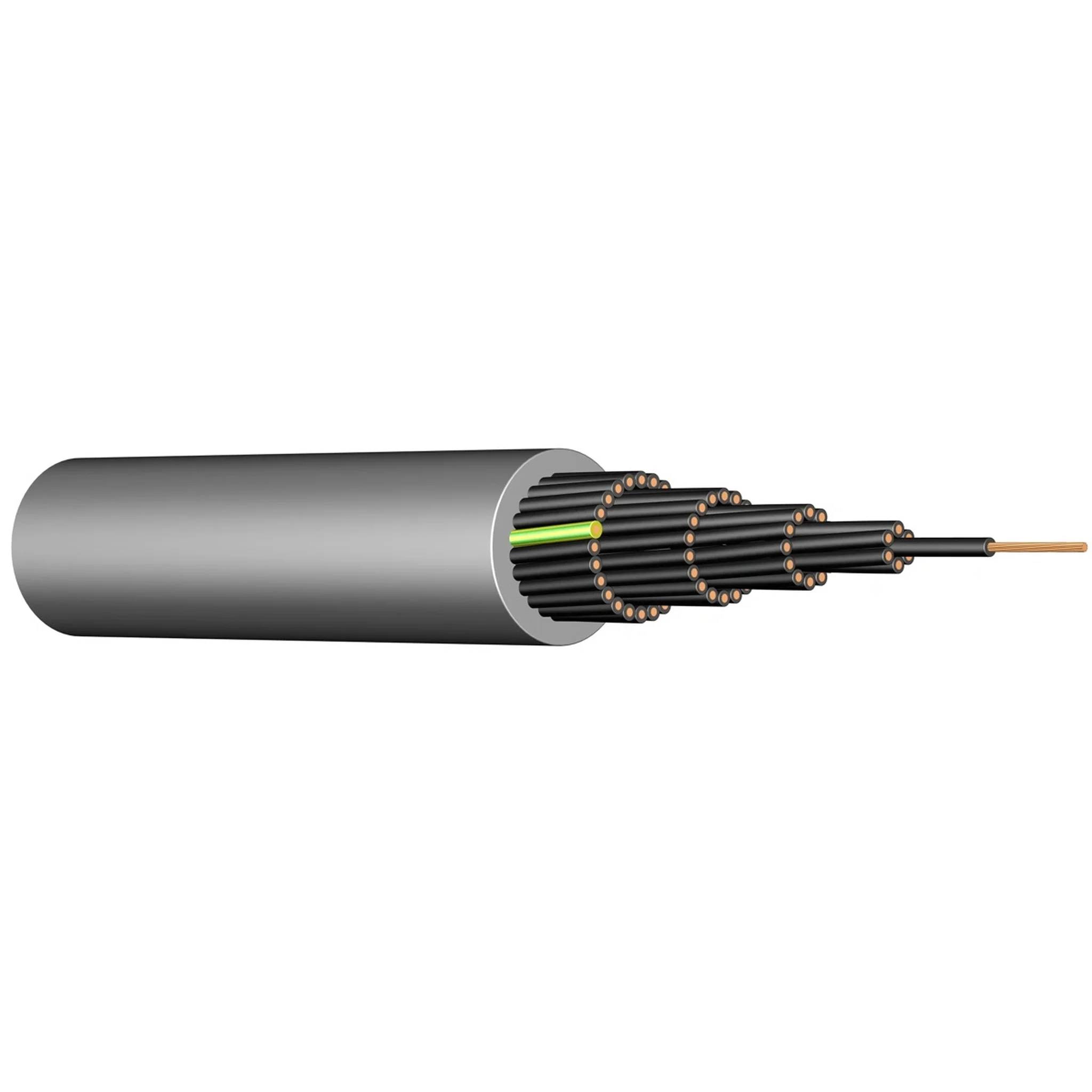 Meinhart PVC Steuerleitung, ungeschirmt, LSYY-JZ, 4x1,5, grau, Bund mit 500m, 1 Stk.