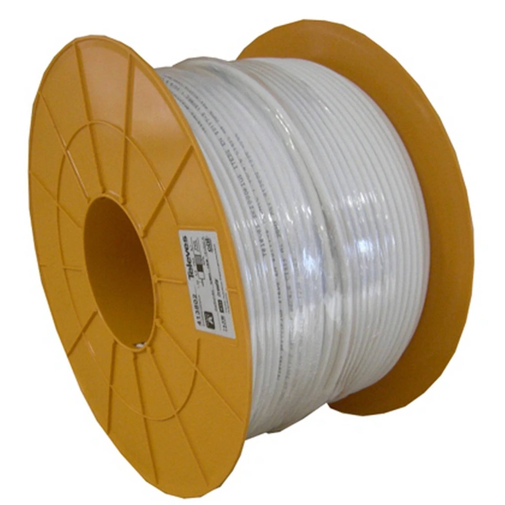 Televes Hochgeflechts-Koaxkabel, A++, 1,0/4,6 mm, Rolle mit 250m, 1 Stk.