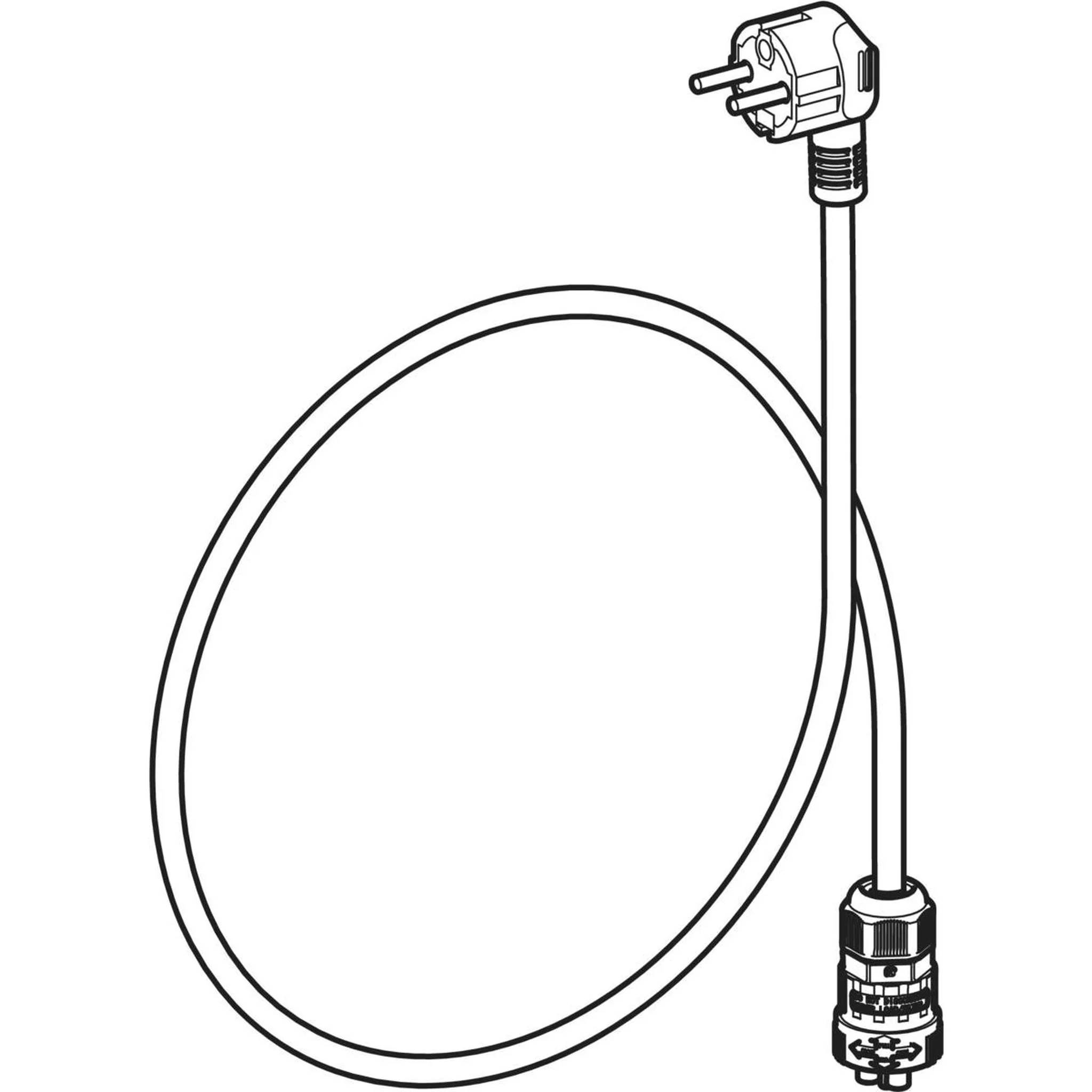 Geberit GE Netzkabel, AquaClean Alba, CEE 7/7 Schuko-Stecker, 1 Stk.