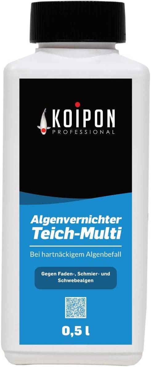 KOIPON Algenvernichter Teich-Multi 0,5L gegen Faden- & Schwebealgen