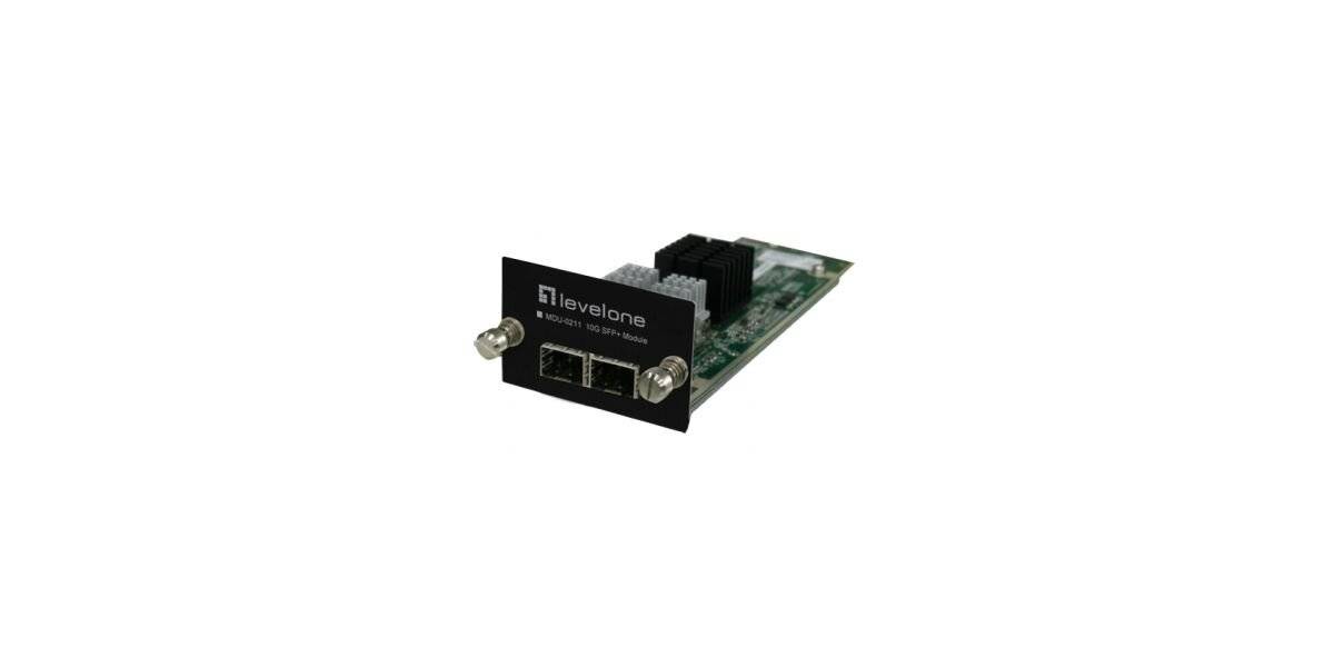 LevelOne MDU-0211 2x 10G SFP+ Module f. GTL-2881 2882