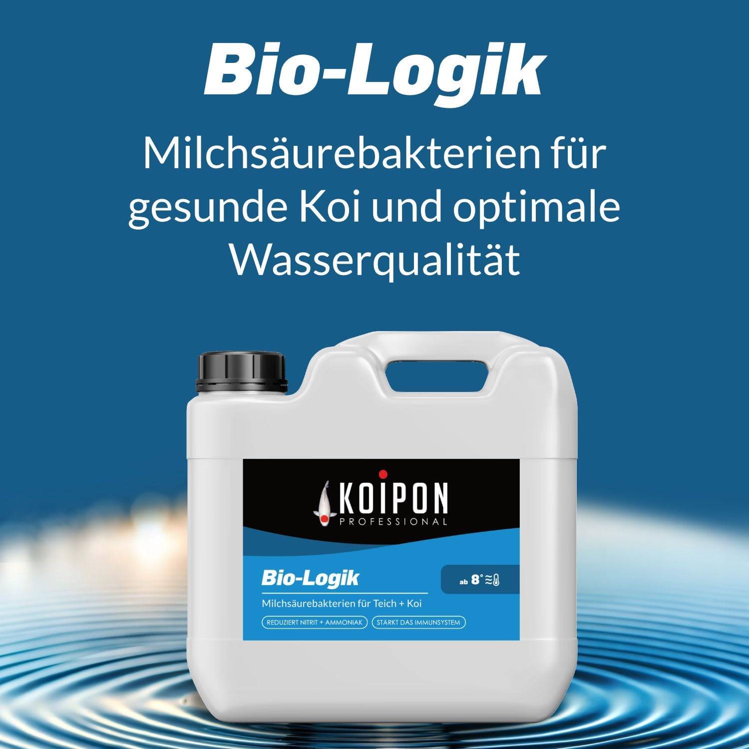 KOIPON Bio-Logik 5L Milchsäurebakterien zur Teichpflege & Algenstopp