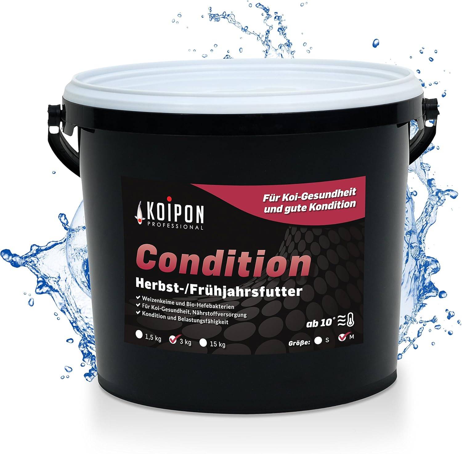KOIPON Condition 3,5kg 6mm Koi- & Goldfischfutter Frühjahr/Herbst