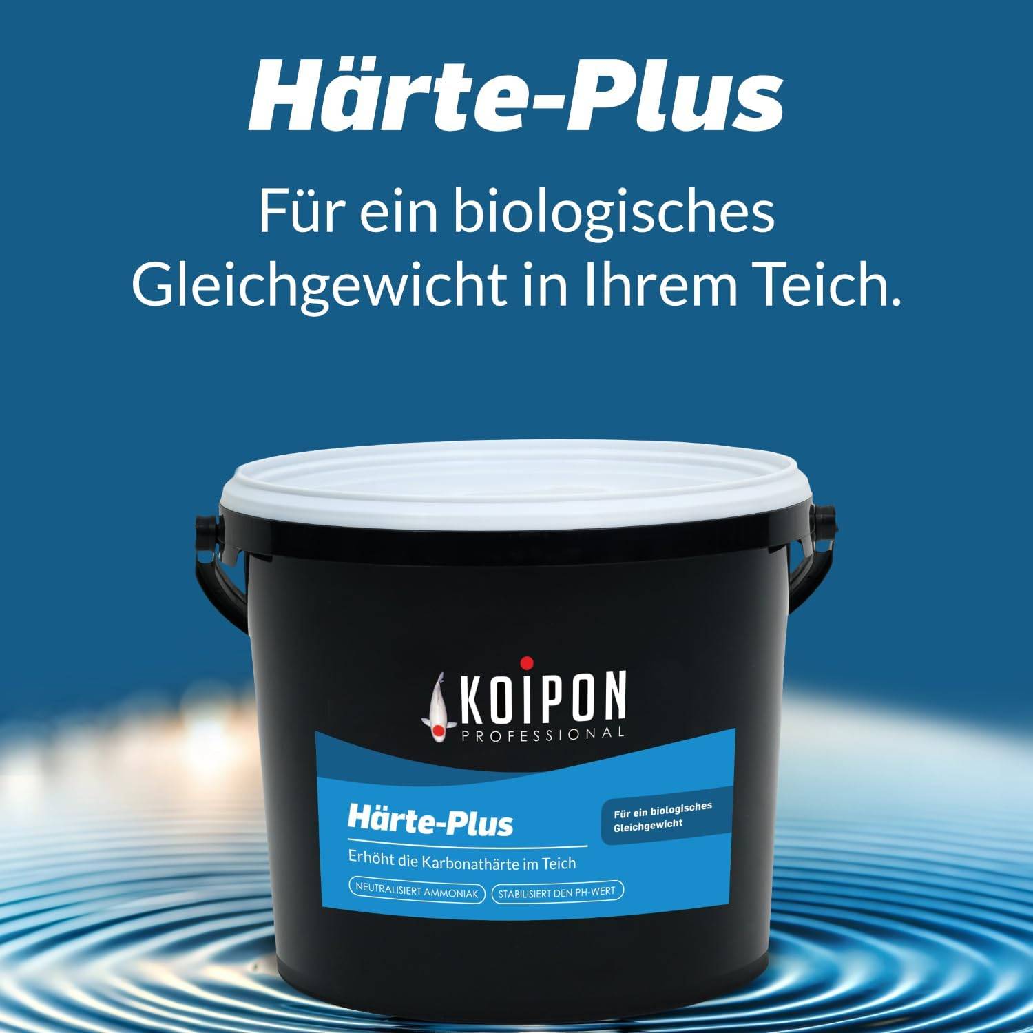 KOIPON Härte-Plus 1kg Teichpflege zur Stabilisierung von KH- & pH-Wert