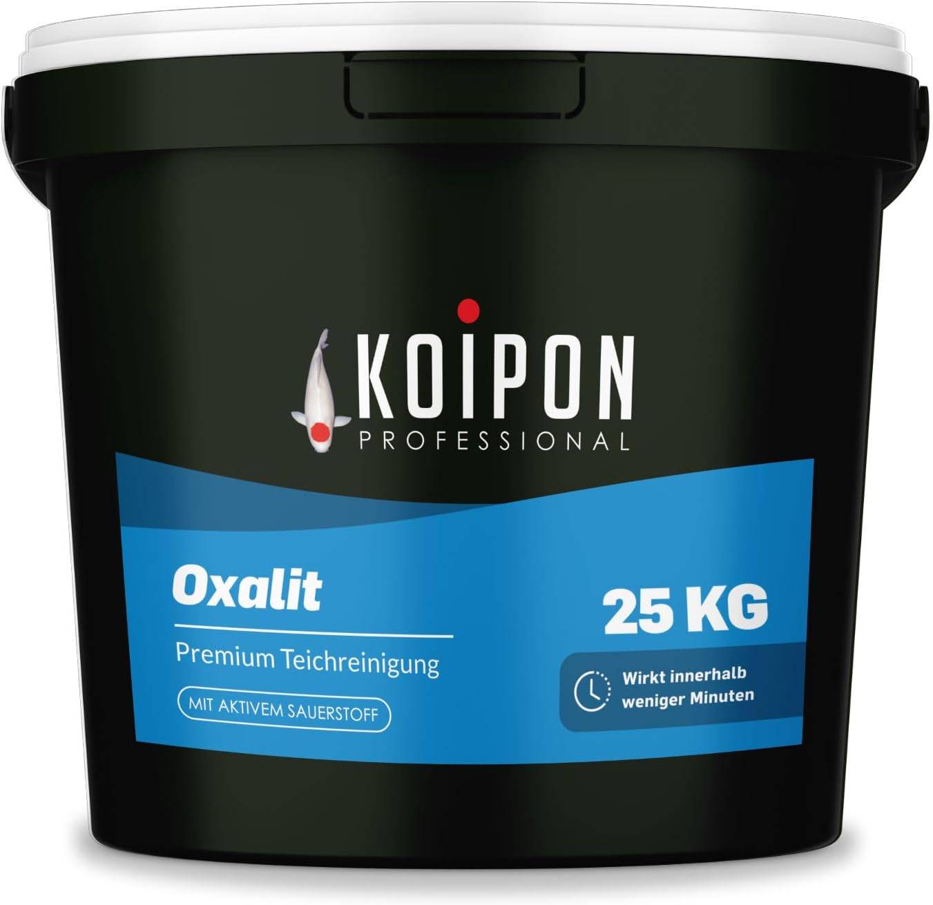 KOIPON Oxalit 25kg Teichschlammentferner gegen Laub & Ablagerungen mit Sauerstoff