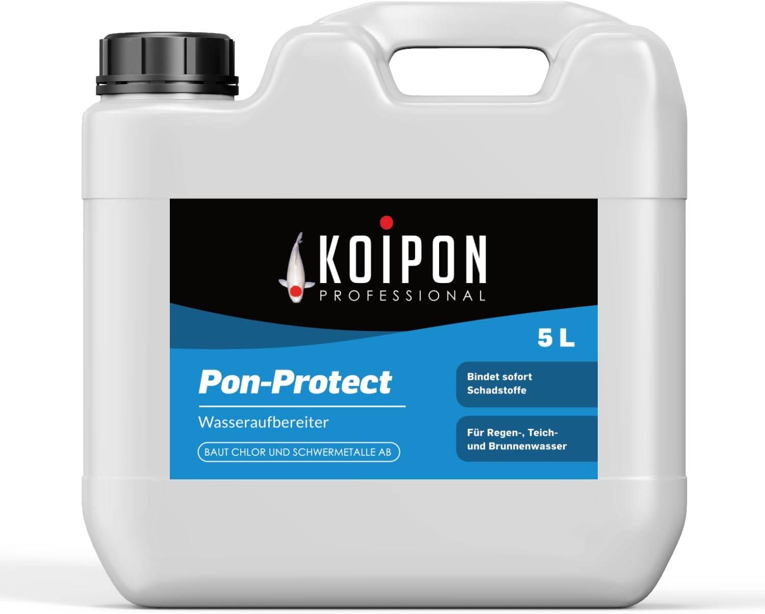 KOIPON Pon-Protect 5L Wasseraufbereiter gegen Chlor & Schwermetalle