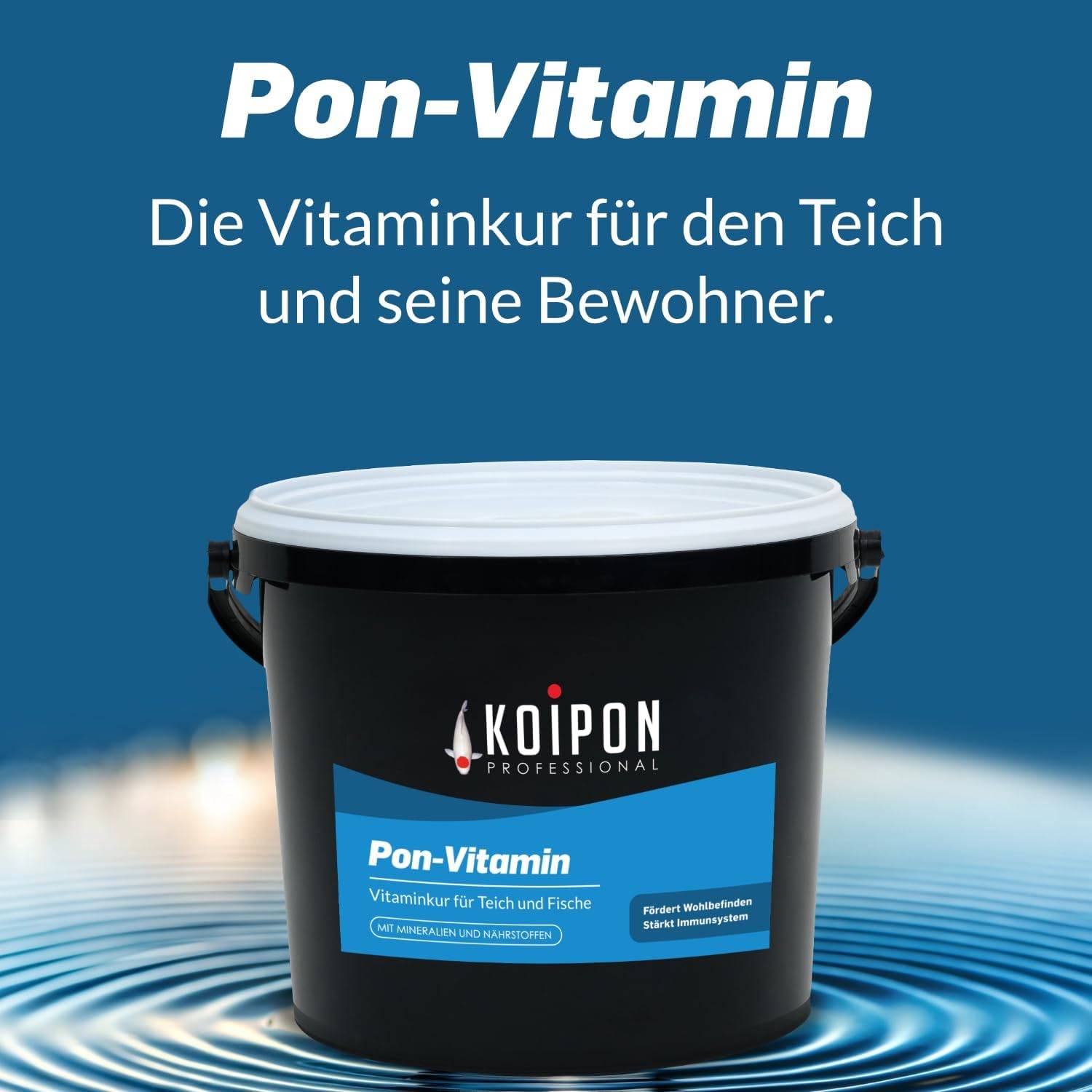 KOIPON Pon-Vitamin 2,5kg Vitaminkur & Mineralien für gesunde Koi